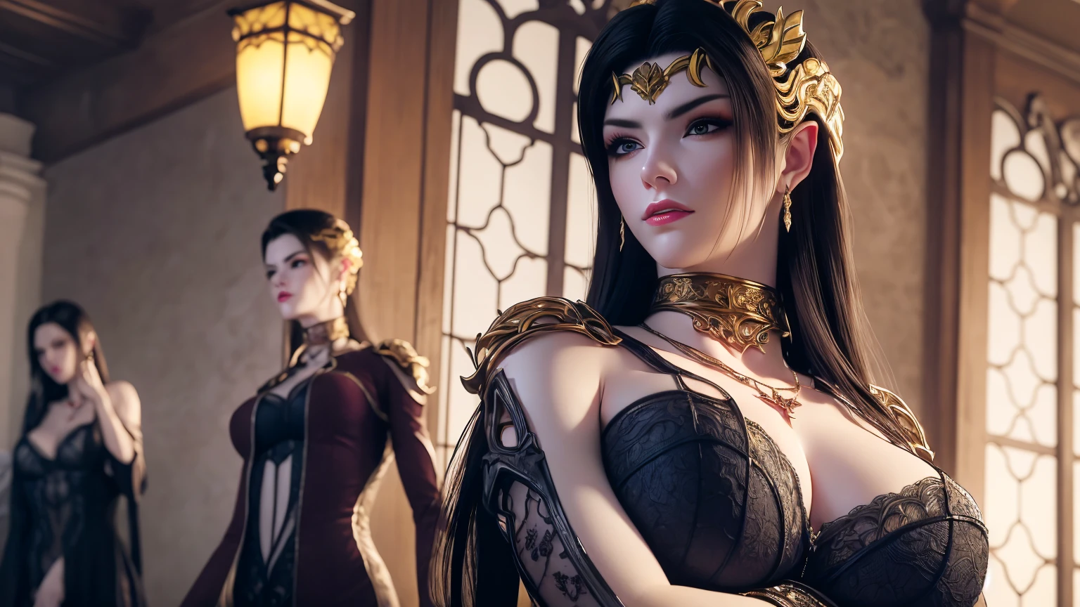Masterpiece, absurdres, fine detail, HDR, highly detailed face and eyes, photorealistic, (8k, best quality, masterpiece:1.2), ultra-detailed, extremely detailed cg 8k wallpaper, fashion, (crystalstexture skin:1.2), (extremely delicate and beautiful), (masterpiece, best quality:1.2), 1girl, (large breasts:1.2), long hair, ice blue hair, medusa, wearing bra, (looking at viewer), natural lighting, sexy pose, full body.