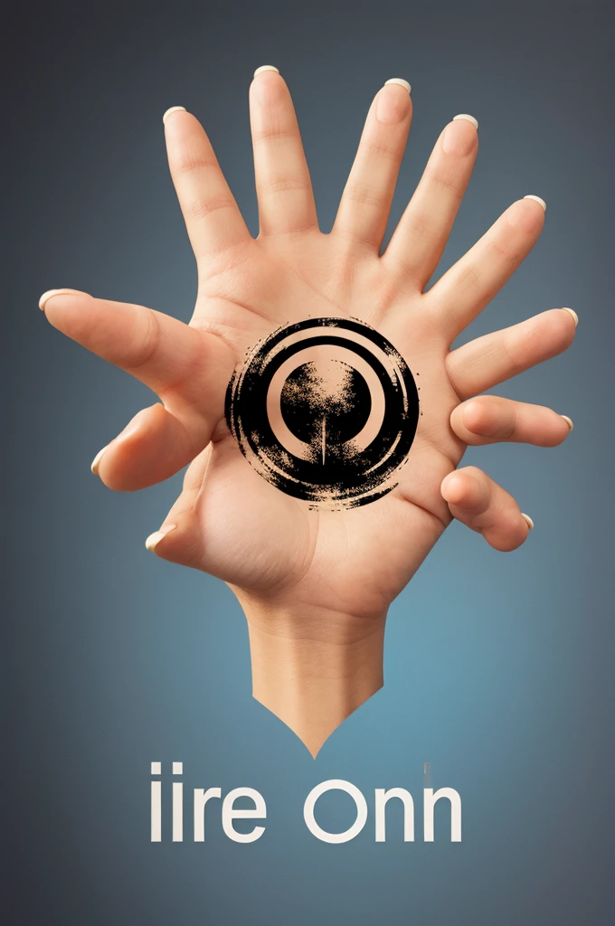Make logo with hand s 