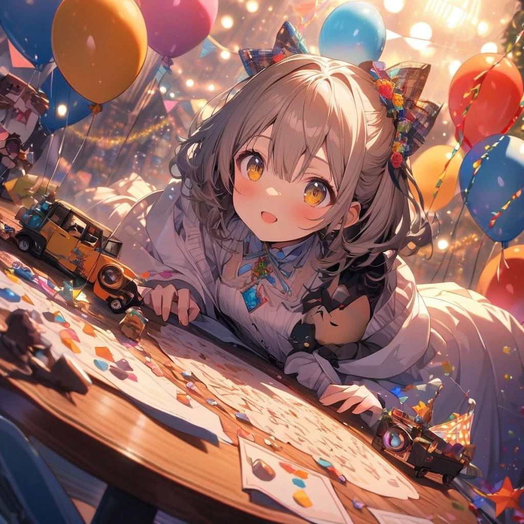 Two beautiful brides,白と赤のバラが飾られたcute白いキャラバン, diamond, Lots of fairy lights, Bunting, balloon, cute, beautiful, Vibrant colors, Complex, Very detailed, Warm lighting, Sharp focus, beautiful starry sky, Perfect composition, Extreme camera angles,