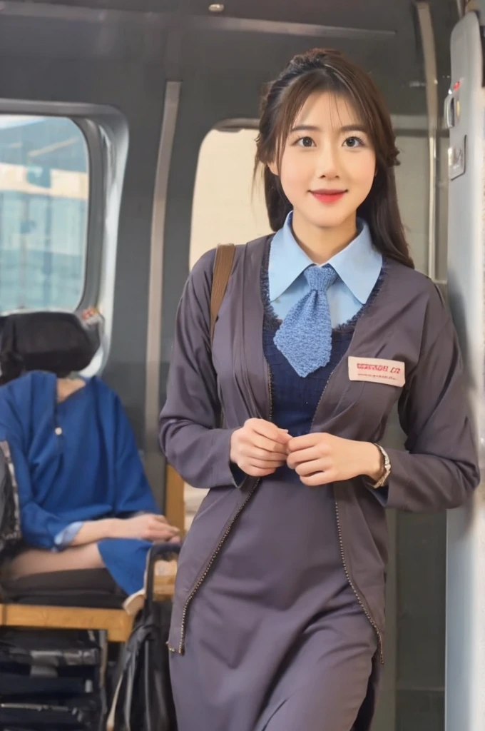 Airline stewardess