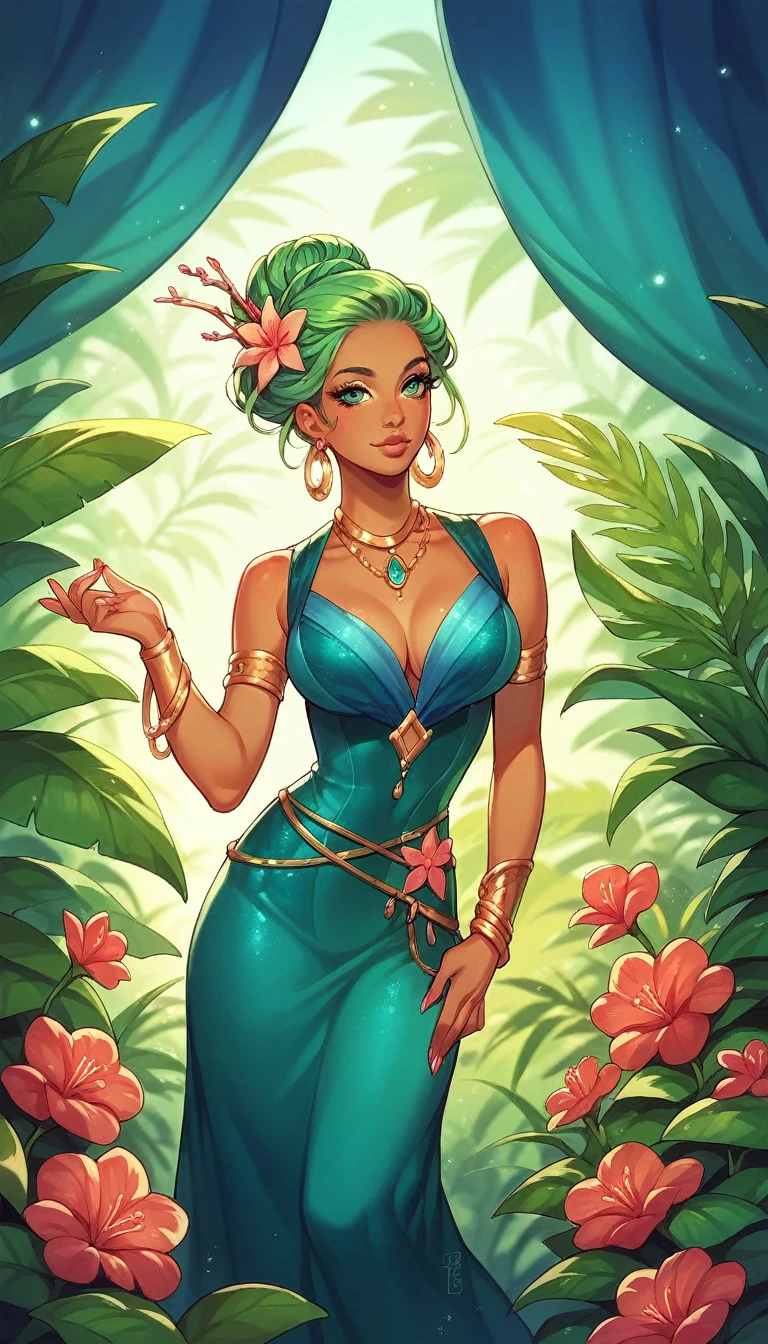 anime styling, fancy, paisaje, naturey, exotic colors, no characters, no green colors. Ultra realistic , night time , lush tropical rainforests