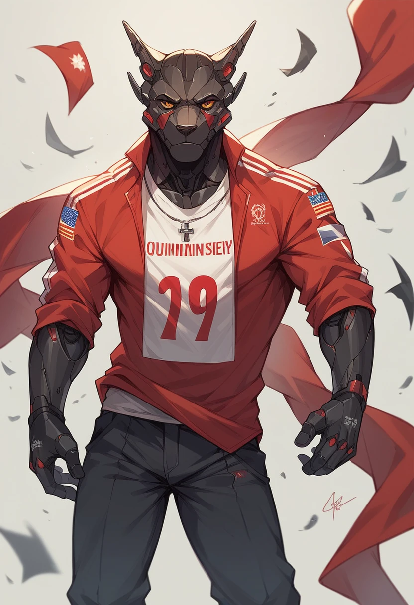 Germany jersey design futuristic, artificial, with the colors of the flag black red yellow