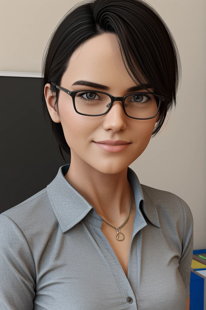 Create a 3d teacher image