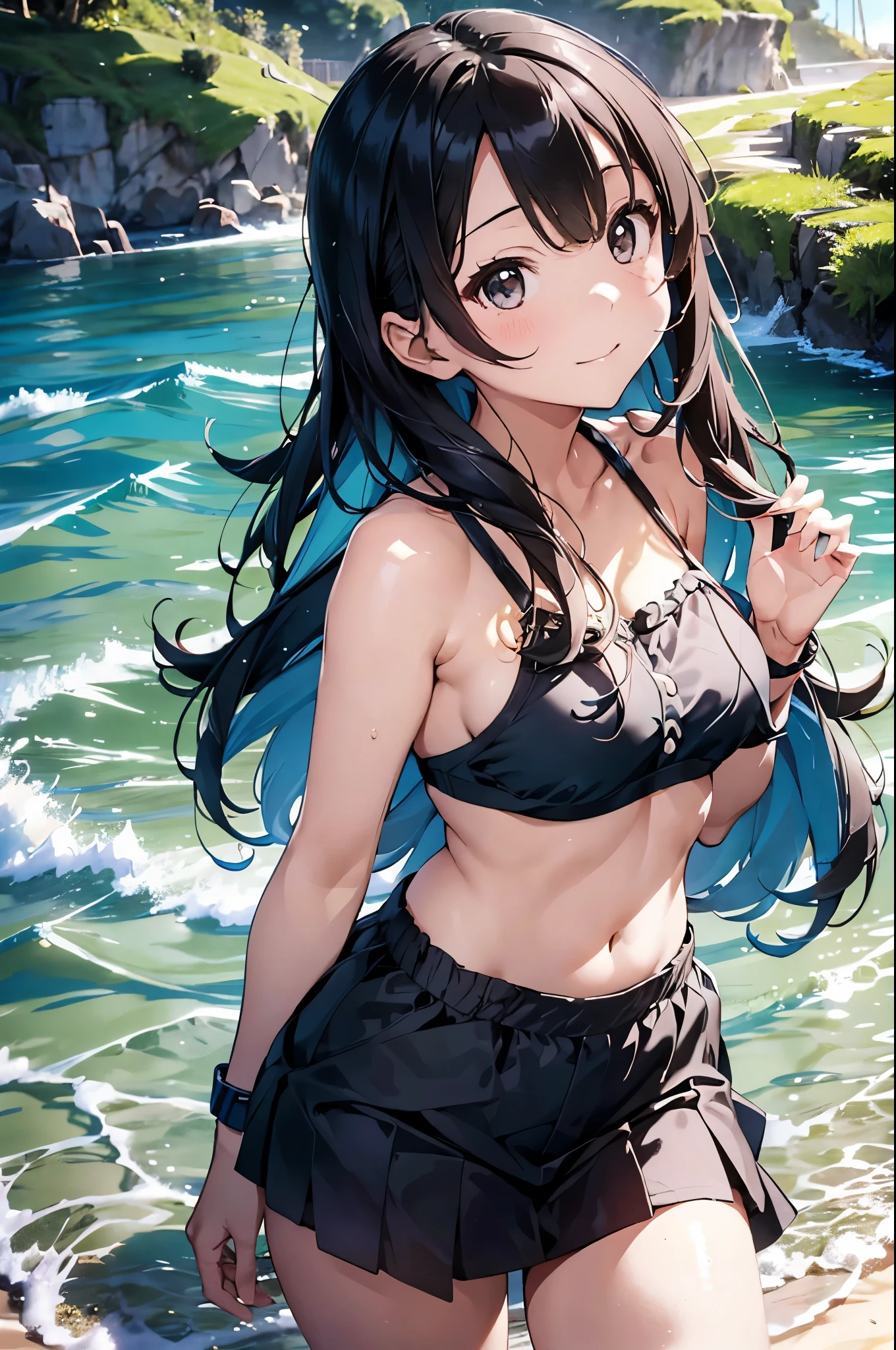 以下は2000文字of詳細なプロンプトです::
--- Very detailed, Realistic, high-resolution 4K image of a beautiful woman standing topless by the seaside. of woman is the main focus of the image, with every detail of her appearance meticulously depicted to emphasize her natural beauty and the artistic nature of the scene. She has been a long time, Flowing, Wavy hair cascading down the back, catching the sunlight and shimmering with natural highlights. 彼女of肌は日焼けしている, Give her health, Shining and contrasting beautifully with bright light, 彼女of後ろには澄み切った青空.
Her eyes are expressive and captivating, reflecting the joy and warmth of a perfect summer day. She is gentle, warm smile that exudes confidence and contentment, inviting viewers to share in the serene and blissful atmosphere of the seaside. Her facial features are soft and harmonious, 自然な優雅さが彼女of魅力をさらに引き立てる.
of woman is standing confidently topless, emphasizing her natural beauty and the of the summer beach setting. 彼女of姿勢はリラックスしていながらも落ち着いています, embodying a sense of ease and grace. 彼女of肩は少し後ろに引かれている, and her arms hang naturally at her sides, 彼女of姿勢of自然な美しさをさらに引き立てている. of focus on her toplessness is tasteful and artistic, ensuring that the image remains elegant and sophisticated.
of background of the image features a stunning seaside landscape, In the endless blue sky, ふわふわof白い雲が点在. of gentle waves of the ocean lap at the shore, creating a soothing and rhythmic backdrop that complements the tranquility of the scene. of sandy beach extends into the distance, with the golden grains of sand sparkling in the sunlight.
In the distance, a few beachgoers can be seen enjoying the sun and sea, Enhance the tranquil atmosphere. of overall atmosphere of the image is bright, warm, and summery, 喜びof気持ちを呼び起こす, relaxation, and . of