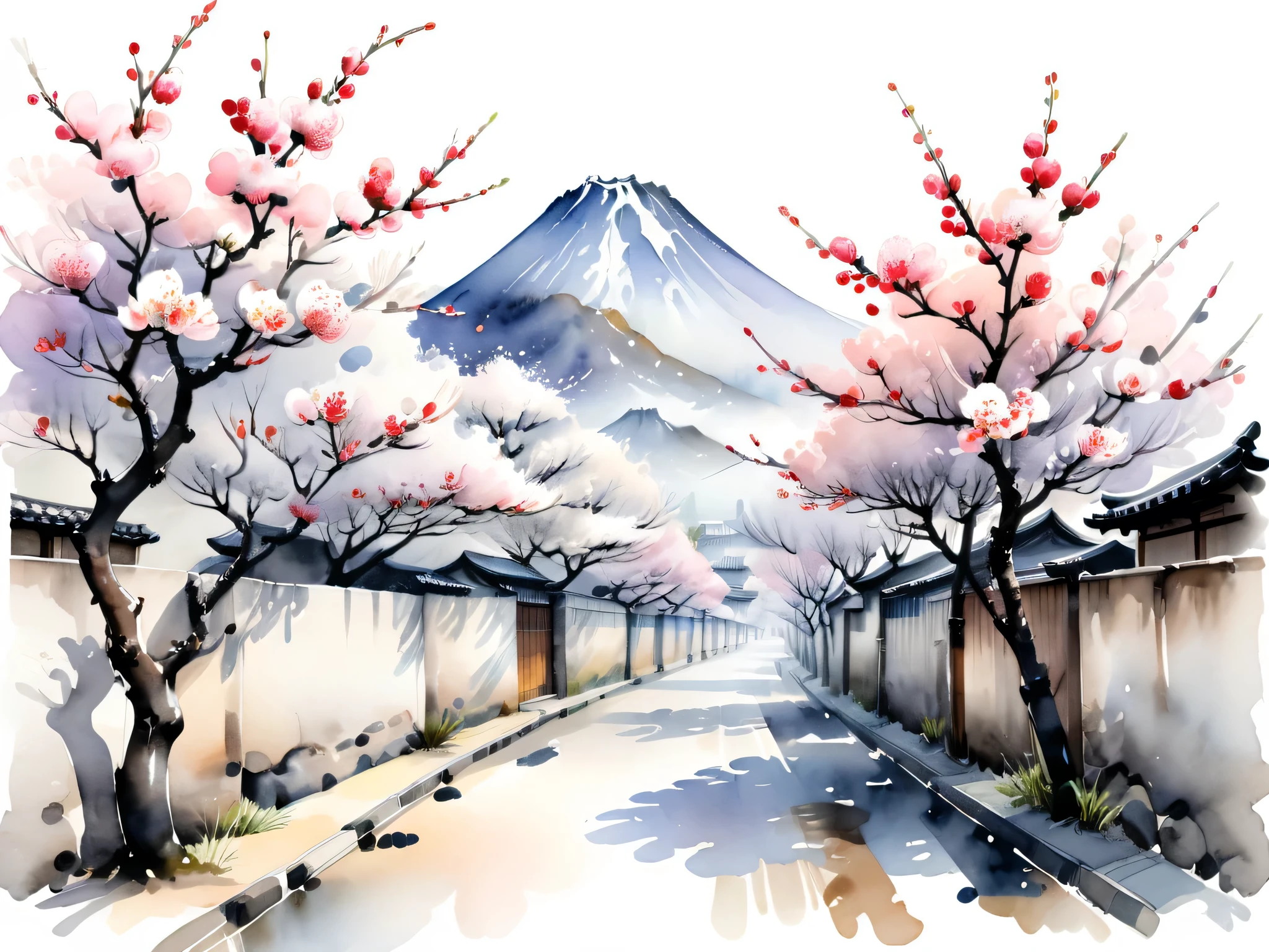 White background

a watercolor illustration of Japanese plum trees



Many fine plum trees are designed to slip between and between the traditional streets of old Japan

And the margin is a little wider, and the white background is a little wider


Tasteful, Japanese-style design


chic and modern design
monotone


The background is white