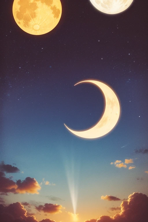 the sun and the moon