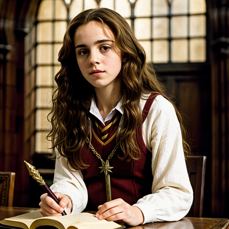((best quality)), ((masterpiece)), (detailed), Hermione Granger, anal sex, Hogwarts