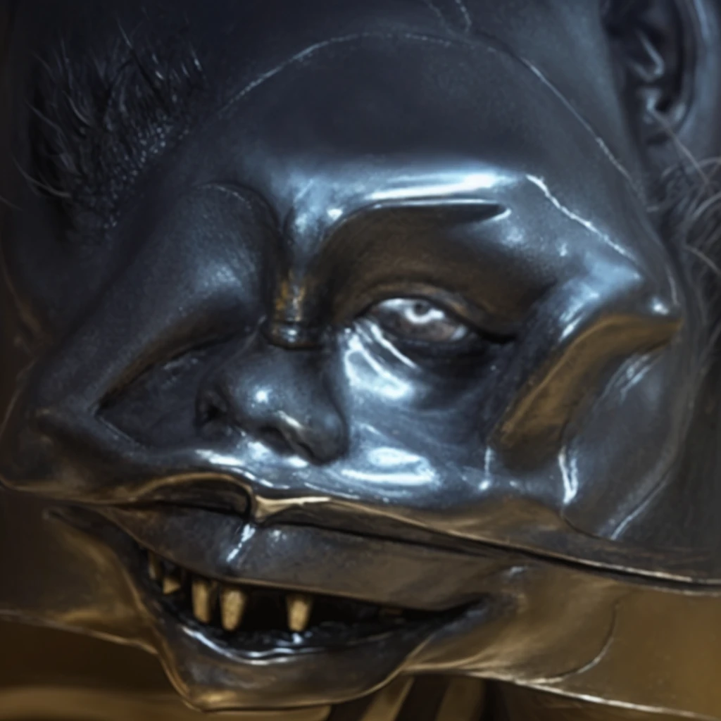 demon face portrait