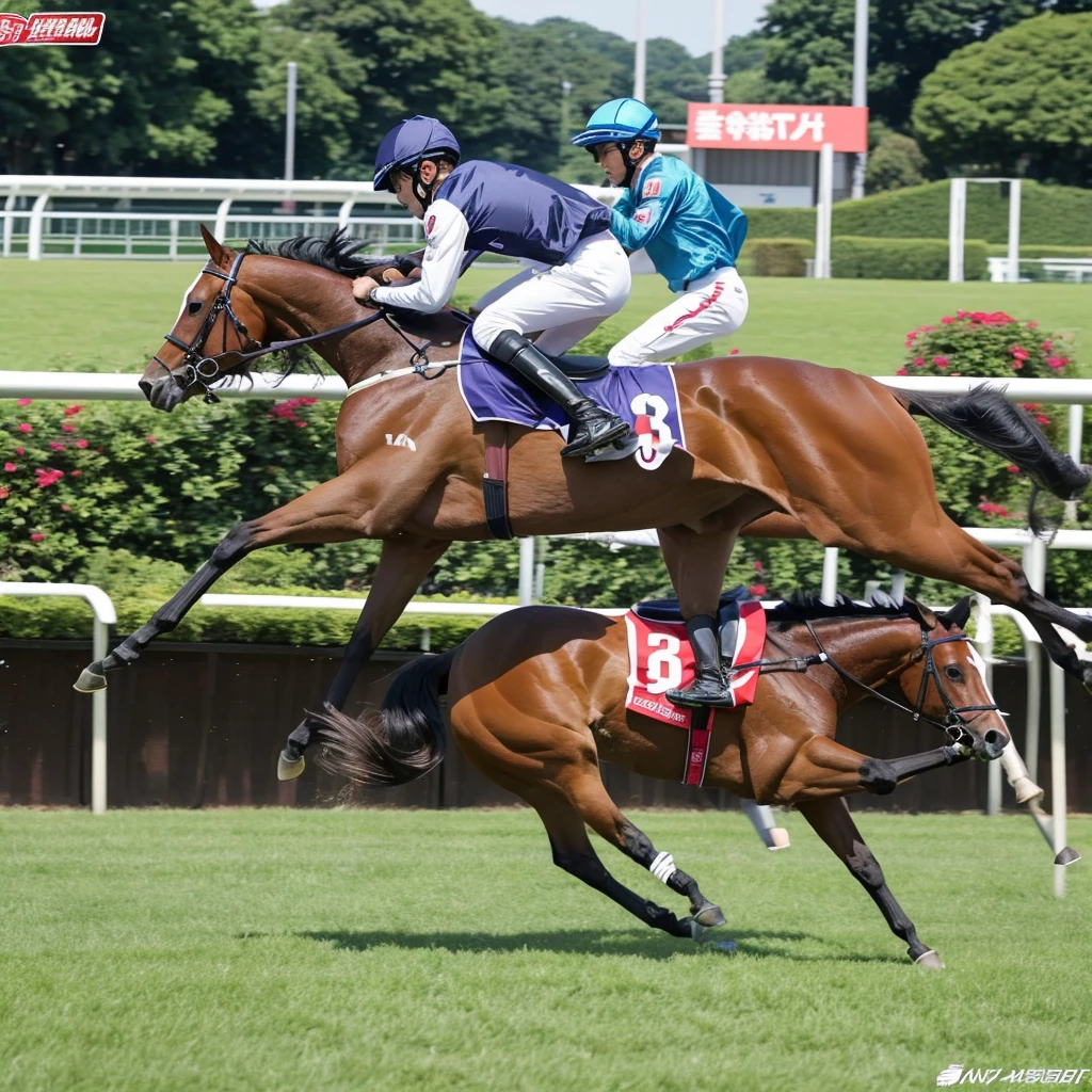 Reiwa 6、Horse Racing、July 14、Hakodate Memorial G3、Footage from just before the goal、from the front、Future Sight、Highest quality、Wide range of view、1st to 3rd place