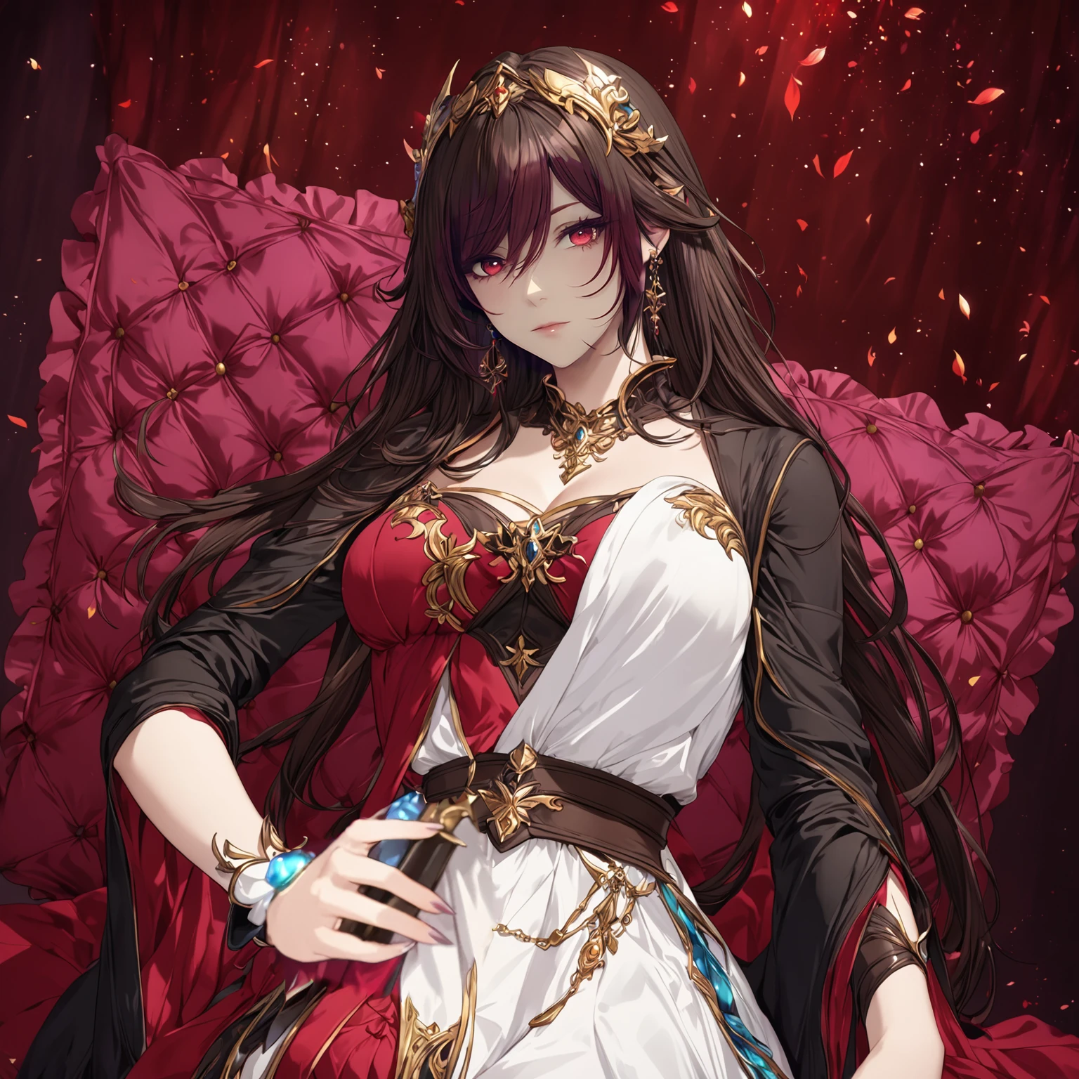 masterpiece, best quality, Fantasy aesthetics, Highly detailed, shadowverse style. female