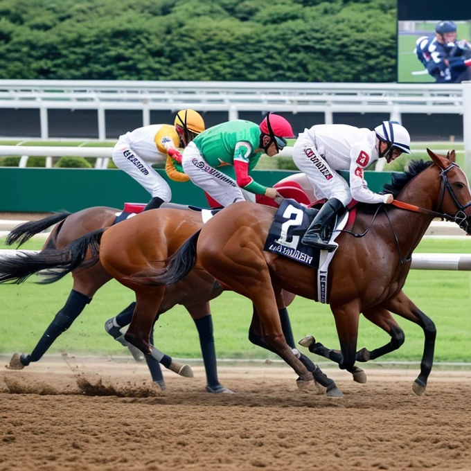 (Reiwa 6、Horse Racing、July 14、Hakodate Memorial G3)、Footage from just before the goal、from the front、Future Sight、Highest quality、Wide range of view、Post-goal footage
