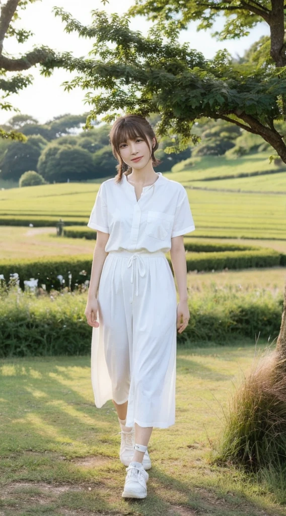 Standing in the countryside、Japan White Bye Squad Member