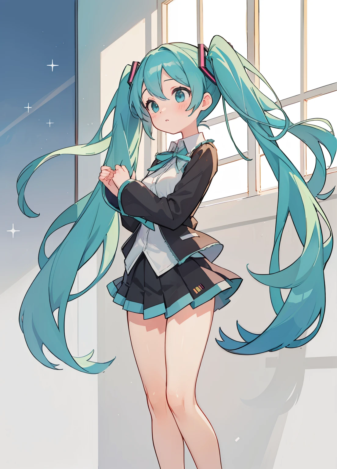 (masterpiece、Highest quality、Highest quality、Official Art、Beautiful and beautiful:1.2)、(One girl:1.3)Hatsune Miku、Twin tails,Beautiful breasts, Humble,Long skirts that cover the legs,evening,(Jon Foster's style:0.2),(Alex Russell Flint's Style:0.2),(Bob Eggleton's style:0.2),(Pinodaeni Style:0.2),break (oil:1.2),(oil style),figure,Fantasy art,mysterious,Visual impact,Amazing details,dead branch,night,Sitting on the stone steps,Dilapidated,dull,snow,大snow,alone,ice,Juru,Calm expression,