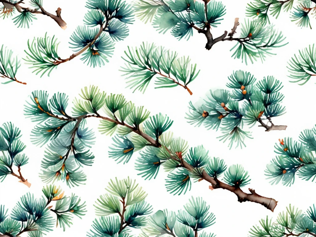 White background
a watercolor illustration of Japanese pine branches
Fine pine trees are designed to cut through and through the traditional streets of old Japan
And the margin is a little wider, and the white background is a little wider
Tasteful, Japanese-style design
chic and modern design
monotone
The background is white