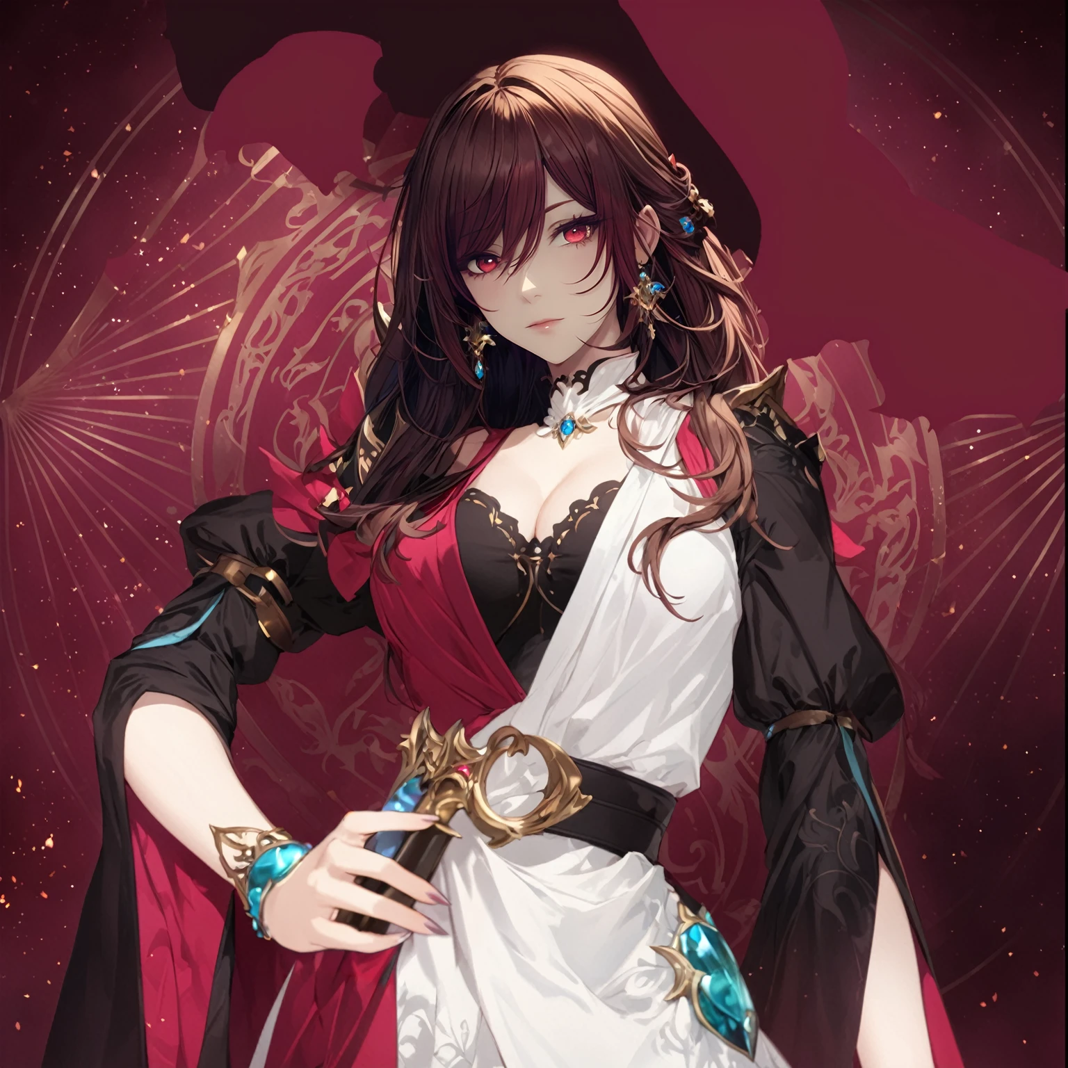 masterpiece, best quality, Fantasy aesthetics, Highly detailed, shadowverse style. female