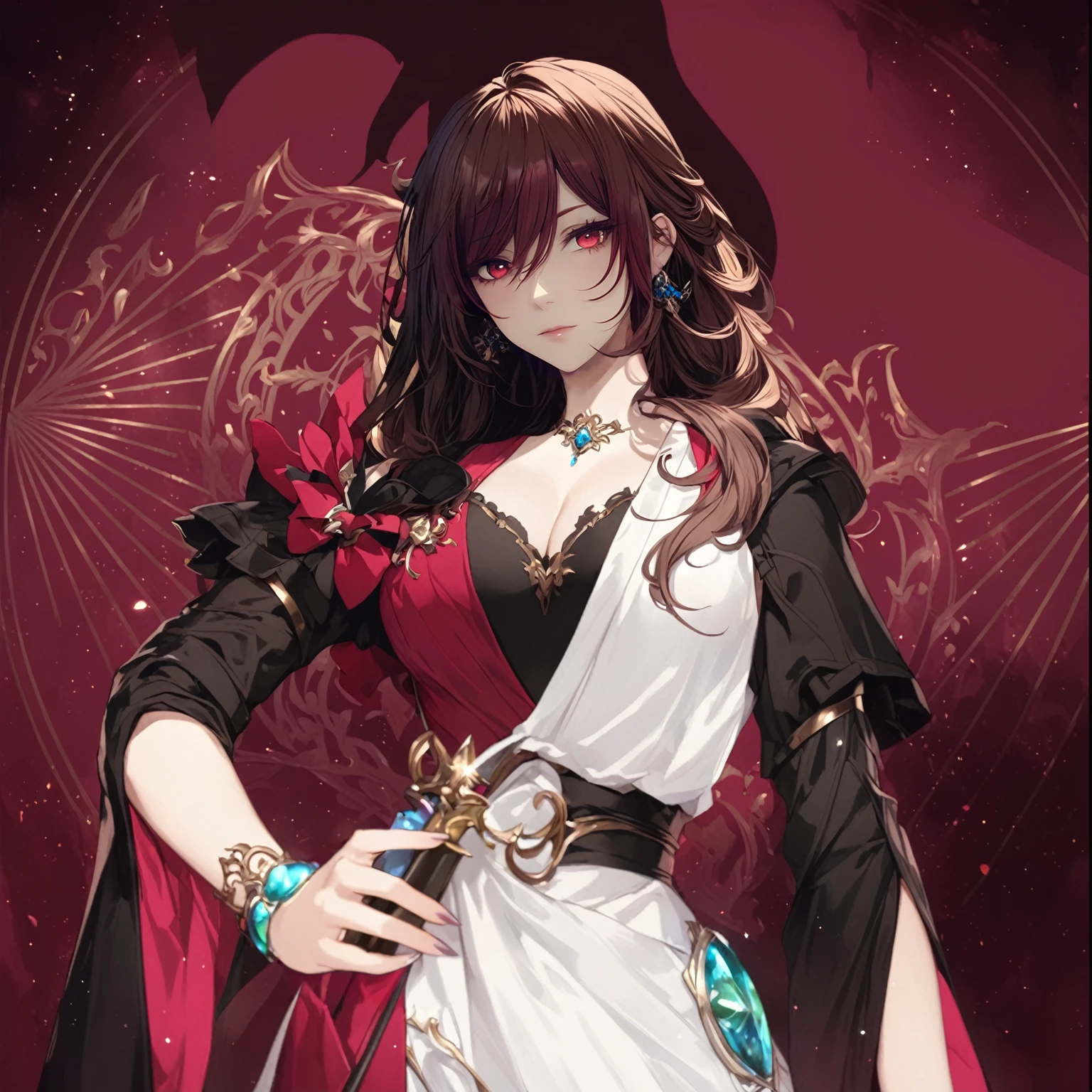 masterpiece, best quality, Fantasy aesthetics, Highly detailed, shadowverse style. female