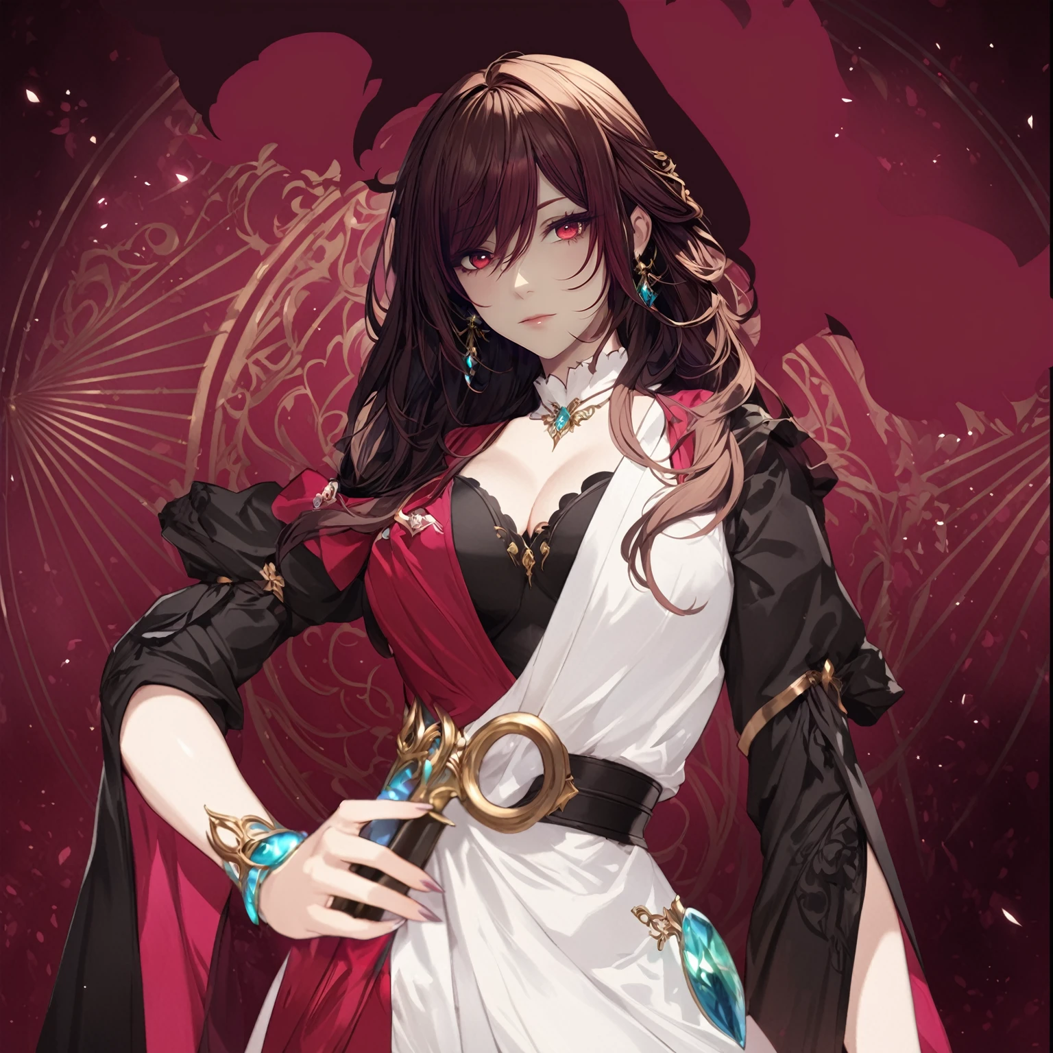 masterpiece, best quality, Fantasy aesthetics, Highly detailed, shadowverse style. female