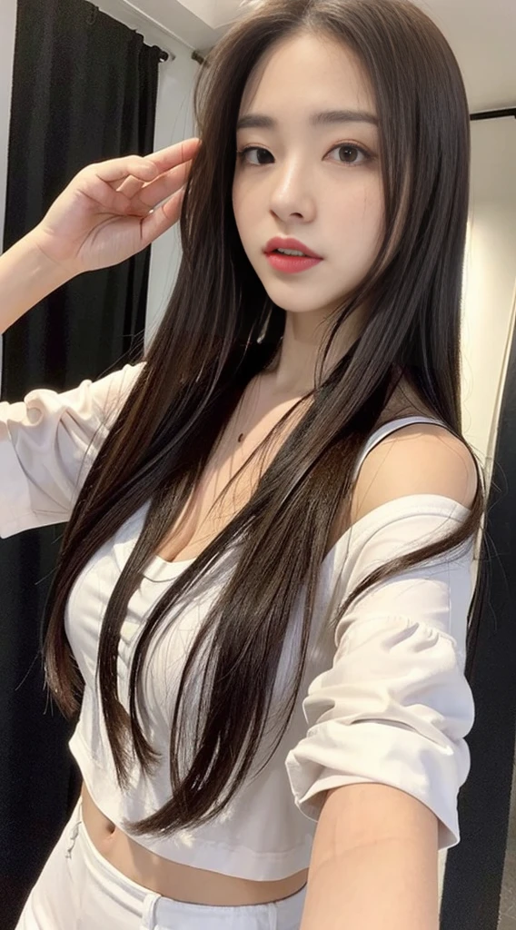 ulzzang-6500-v1.1, (Raw Photos:1.2), (Photorealistic:1.4), Beautiful detailed girl, Very detailedな目と顔, Beautiful detailed eyes, Ridiculous, 信じられないほどRidiculous, Huge file sizes, Super detailed, High resolution, Very detailed, Highest quality, masterpiece, ((Japanese girls&#39; high school uniform)), An illustration, Very detailed, CG, Unite, 8k wallpaper, wonderful, Fine details, masterpiece, Highest quality, Very detailedなCGユニフォーム8k wallpaper, Light on face、Cinema lighting、
