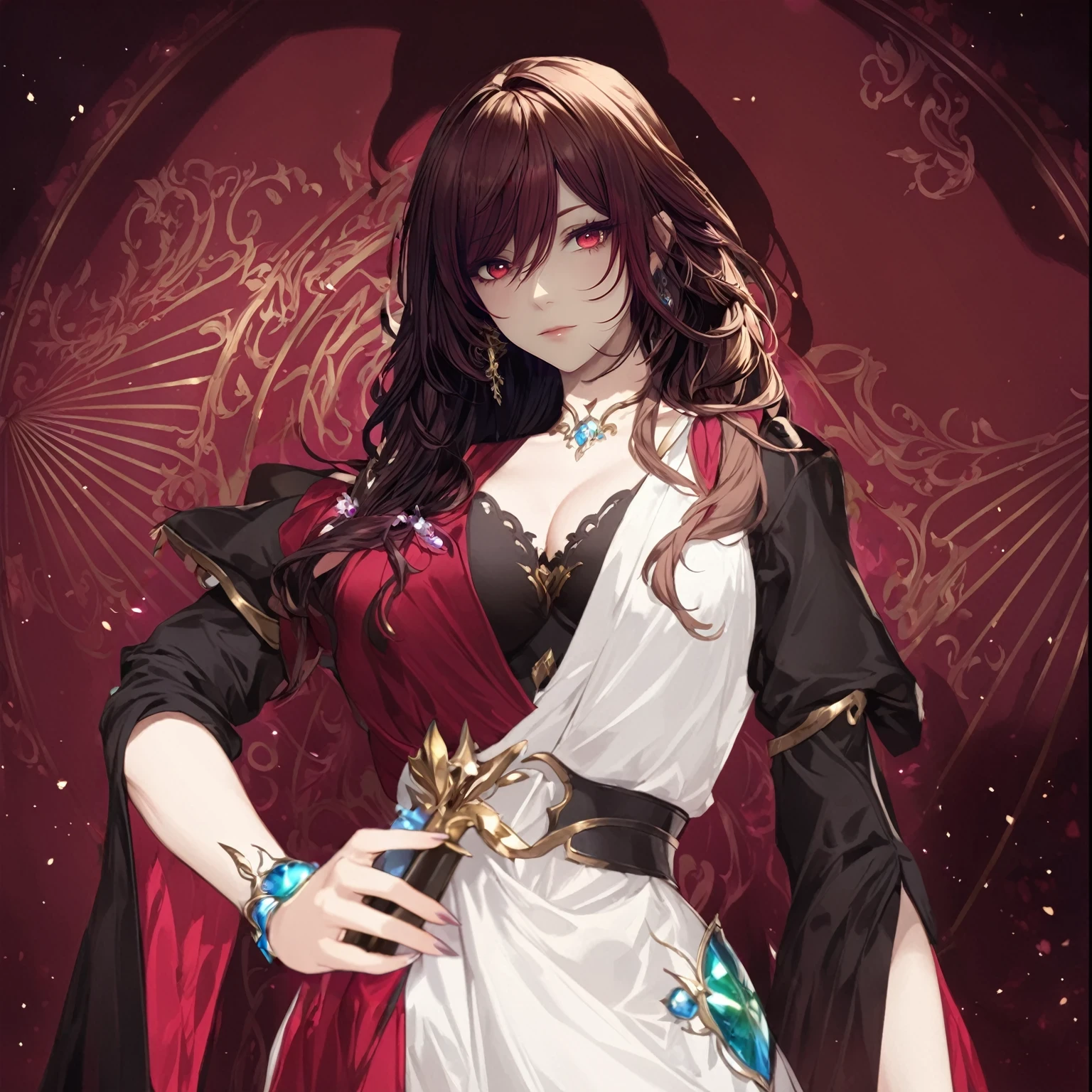 masterpiece, best quality, Fantasy aesthetics, Highly detailed, shadowverse style. female