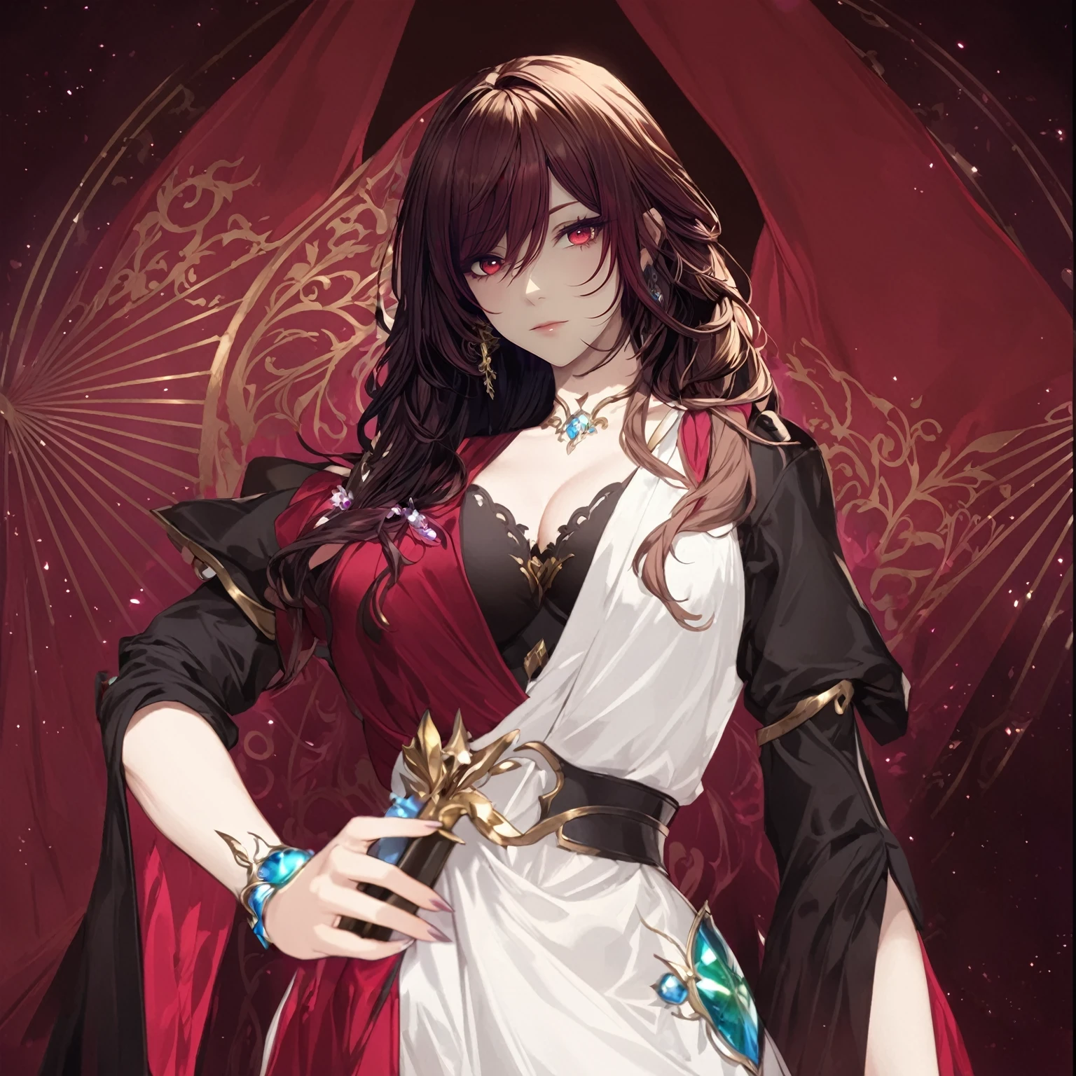 masterpiece, best quality, Fantasy aesthetics, Highly detailed, shadowverse style. female