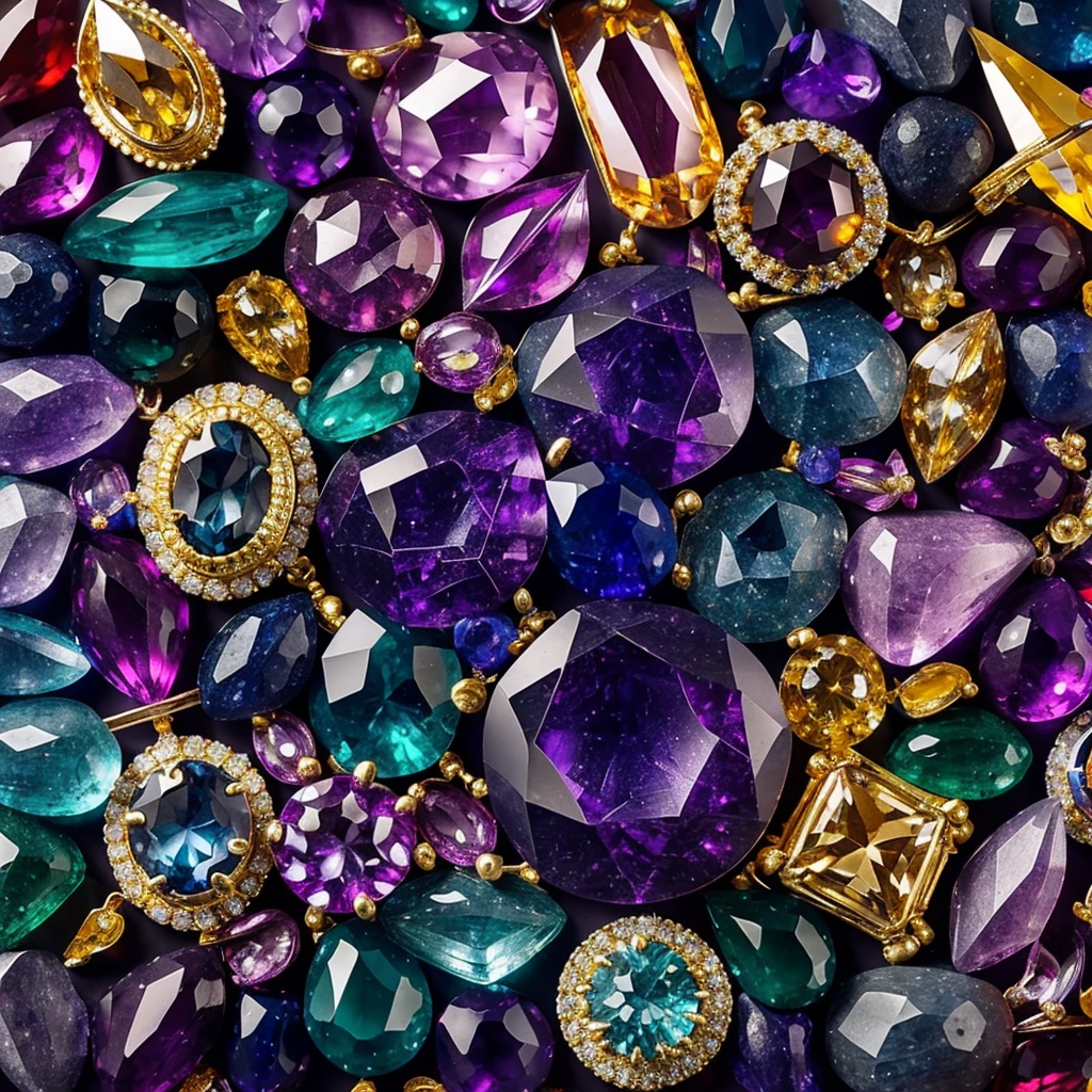 Sapphire, Gold, Ruby, Amethyst, Emerald, crystals, energy