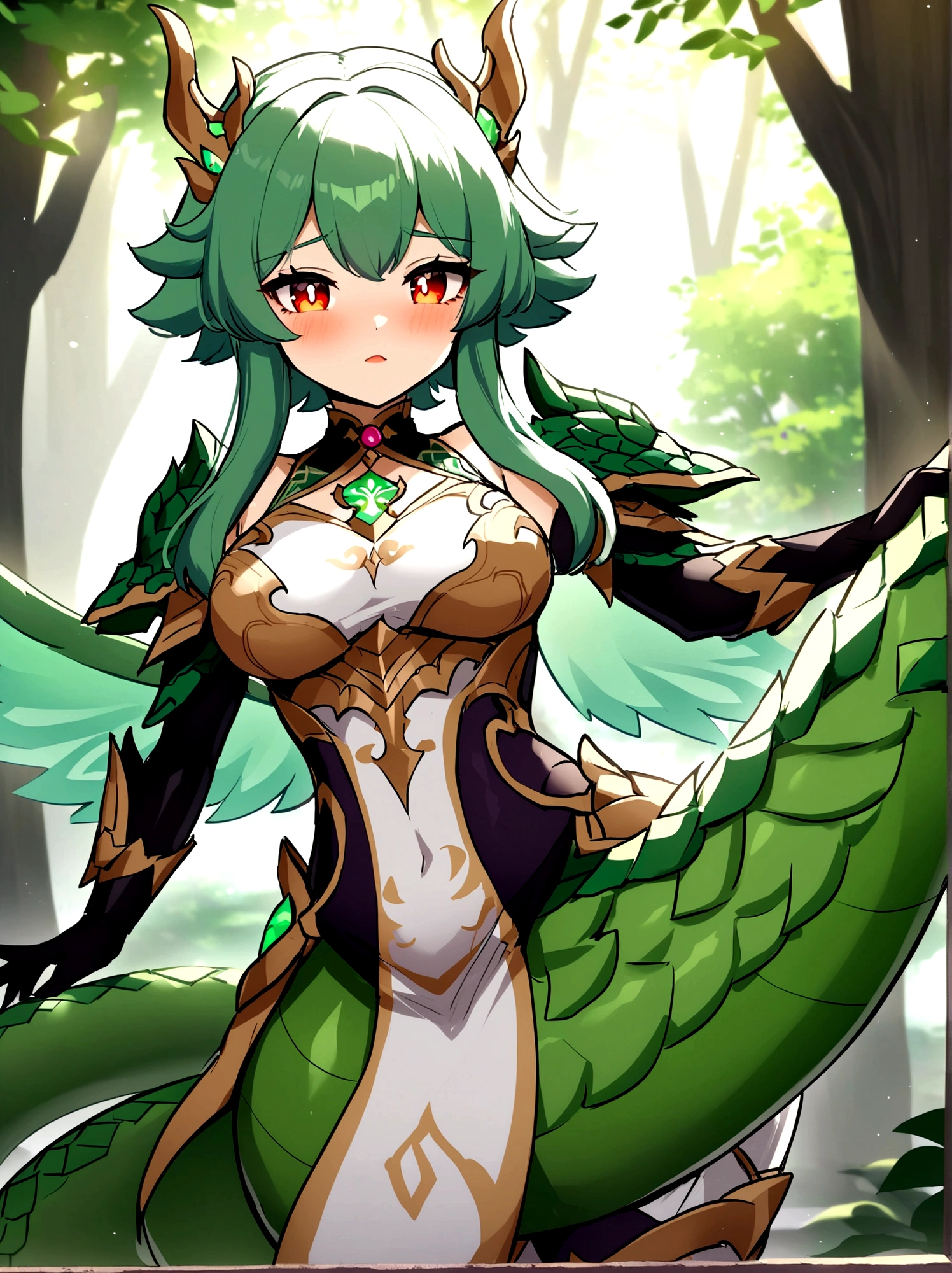 Anime girl in green and black costume on wings and green background, big breasts, slim body, revealing dress,super minidress, pixie character, fairy, forest fairy, insect trainer girl, brunette elf with fairy wings, pixie, cute 3d anime girl rendering, April rendering, fairy dance, open legs.