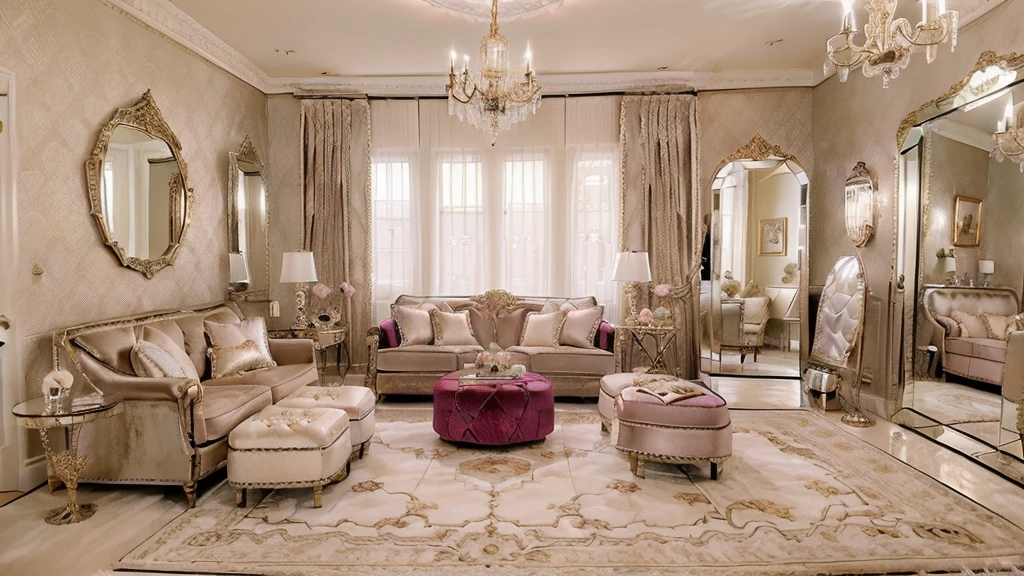 (Indoor),(luxury Girl's Room:1.4),(Modern and Sophisticated Furniture:1.2),(Plush Velvet Chair and Ottoman:1.4),(Elegant Curtains and Window Treatments:1.2),(Designer clothing:1.4),(Instagrammable corner for fashion photos:1.2),(Unique Framed Statement Mirror:1.4),
(fashion runway style rug:1.2),(customized closet with trendy clothes:1.2),(glamorous dressing table:1.2),(Fashion magazines:1.2),
(Kawaii decorations:1.4),(chic light fixture:1.4),(cozy and stylish bedding:1.4),(Makeup vanity:1.4),(A dedicated area for fashion accessories:1.3),(High-end accessories:1.2),(Fashion sketches and design books:1.2),(Plenty of storage for shoes and accessories:1.2),
