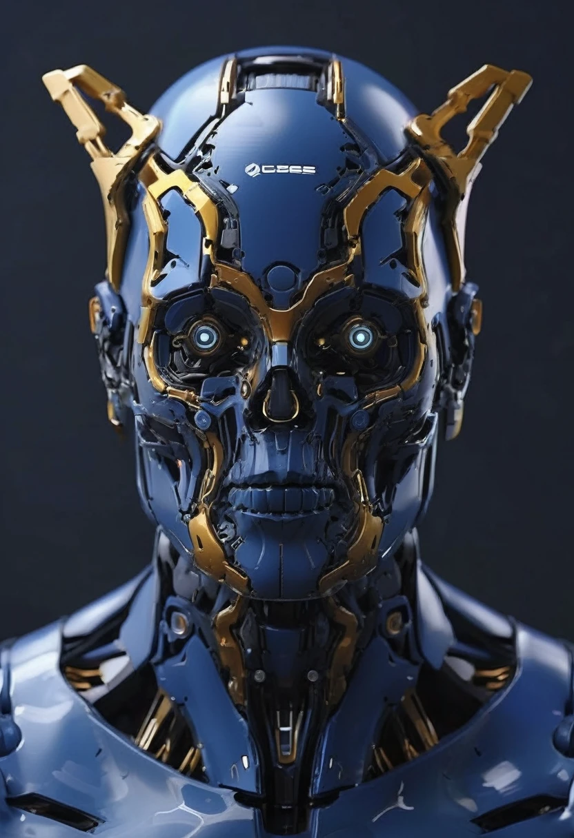 (masutepiece, Humanoid robot with complex machinery:1.3), (Captivating depiction of human-shaped robot figures:1.2),Beautie、 (Meticulously crafted to showcase the fusion of technology and aesthetics:1.2), (The body of the robot consists entirely of complex gears, Gold and titanium parts:1.1), (Wires intricately interweave the frame to form a mechanical circulatory system:1.1), (Strategically positioned porcelain plates to protect critical components:1.1), (Human-like head with a perfectly symmetrical face:1.1), (Thick and dark eyebrows surround expressive features:1.1), (Hair styled in stunning upsweep fashion, Vibrant shades of blue:1.1), (Set in a scientific laboratory, Focus Lighting Robot:1.1), (A spotlight that highlights the complexity of its machines and the beauty of their design:1.1), (Meticulous attention to gear details, wires, and Components:1.1), (A depiction that captures the harmonious fusion of humans and technology:1.1), (A sense of wonder and innovation represented by the creation of robots:1.1), (Images that inspire reflection on the future of human-machine interaction:1.1), (Precision meets aesthetics、Artwork that creates captivating and thought-provoking compositions:1.1)), Cinematic, ultra-detailliert, Insane details, Beautifully color graded, Unreal Engine, degrees of , Hyper-Resolution, Megapixel, cinematic lightening, Anti-aliasing, FKAA, TXAA, nffsw, SSAO, post processed, Post Production, Tone Mapping, ....CGI, VFX, tokusatsu, insanely detailed and intricat, Hyper maximalist, Hyper realistic, Volumetric, Photorealistic, ultra photoreal, Ultra-detailed, Intricate details, super detailed, fulcolor, Volumetric lightning, nffsw, Realistic, Unreal Engine, 16 K, Sharp Focus, Octane Render