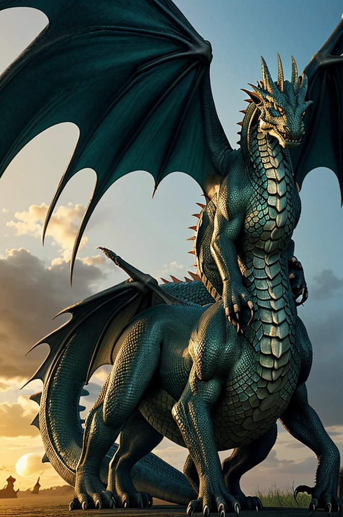 Link in realistic dragon version