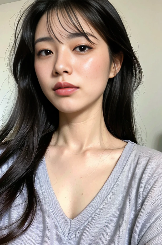 woman　Crying face　Japanese　long hair　tears　20 years old