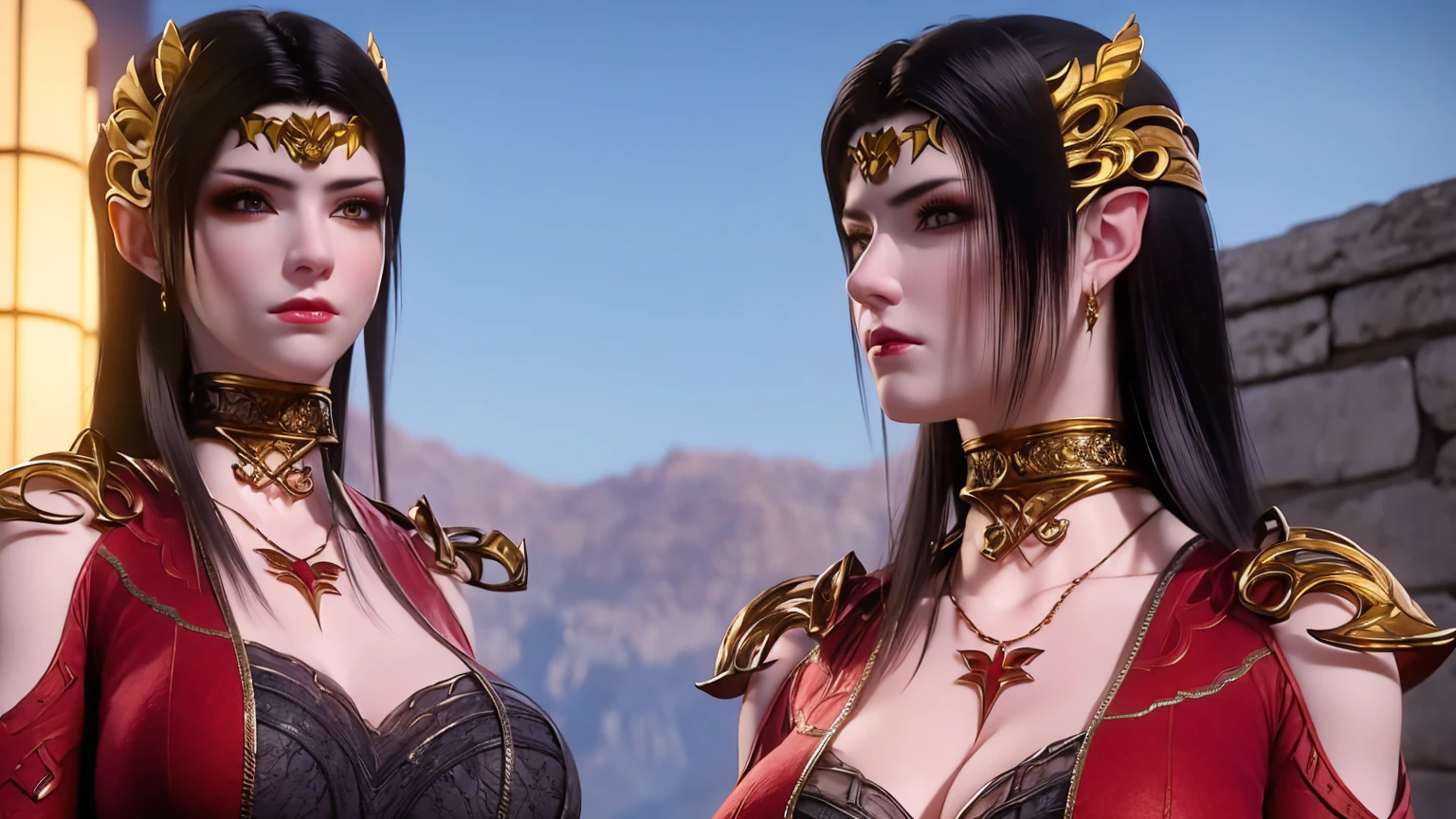 (lifelike, high - resolution:1.3), 1 girl with a perfect body, Super fine face and eyes,slong hair, big boob,Expose cleavage5)), lightning, hyper-realistic graphics, most realistic graphics, 1 girl, alone, solo, Extremely sharp, surreal image.