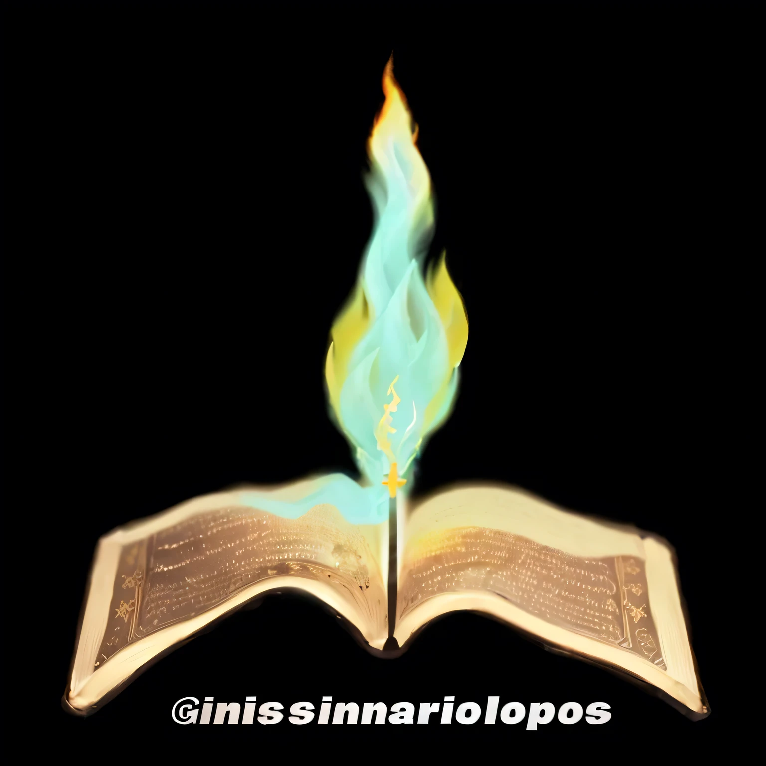 a photo taken of a Bible with a flame coming out of it, holy fire spell art, inspired dust Nicholas Borsos, religion, drawn image, inspired by Cândido López, sacred flame spell, high resolution, bible illustration, inspired by Gina Pellón, Holy Spirit, dust Nicholas Borsos
