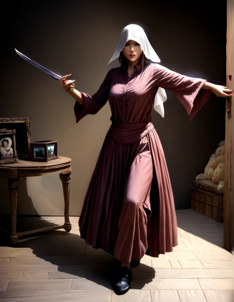 Best Quality, masutepiece, 超A high resolution, (photos realistic:1.4), surrealism, dream-like,fusionart, Shadow Dancer, Shadow Magic, Darkness Control, stealth, Shadow Step, Ambral spell, Concealed blade, Blood