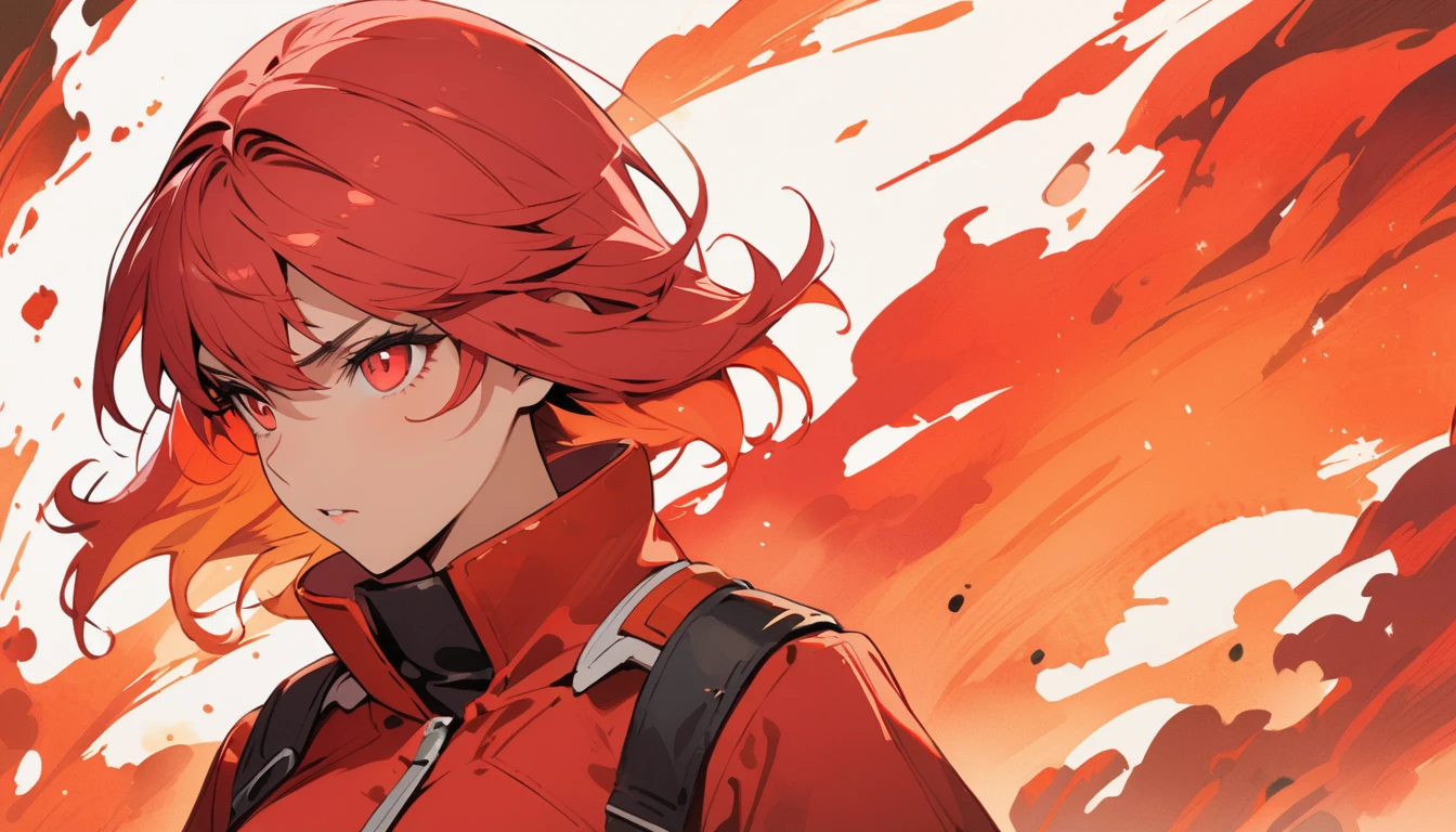 masterpiece, Best quality, 1 girl, (lina), epic, dota 2, upper body, floating hair, Magic, Watercolor coloring, Gouache rendering, accent lines, traced path, difficult, Silent horror, ashes, Medium hair, (Lava Fire Red Suit:1.4)、Ideal Anatomy, I&#39;m standing in a volcano, ultra detailed,(realistic,photorealistic,photo-realistic:1.37),extremely detailed eyes and face,Beautifully detailed глаза,Beautifully detailed、Highest image quality、complex parts、A high resolution、depth of field、natural soft light、professional lighting、about, standing, cowboy shot, brilliant, brilliant hair, (night:1.2),Dreamy, [[gentle fingers and hands:0.55]::0.85],(detailed fingers),),(emotional),(breathtaking),(main part:1.2) whole body.), (Anime Style), (Super Detailed), (brutal), (uhd, HDR), (8K), (High Resolution: 1.2), (Complex and Beautiful: 1.2)