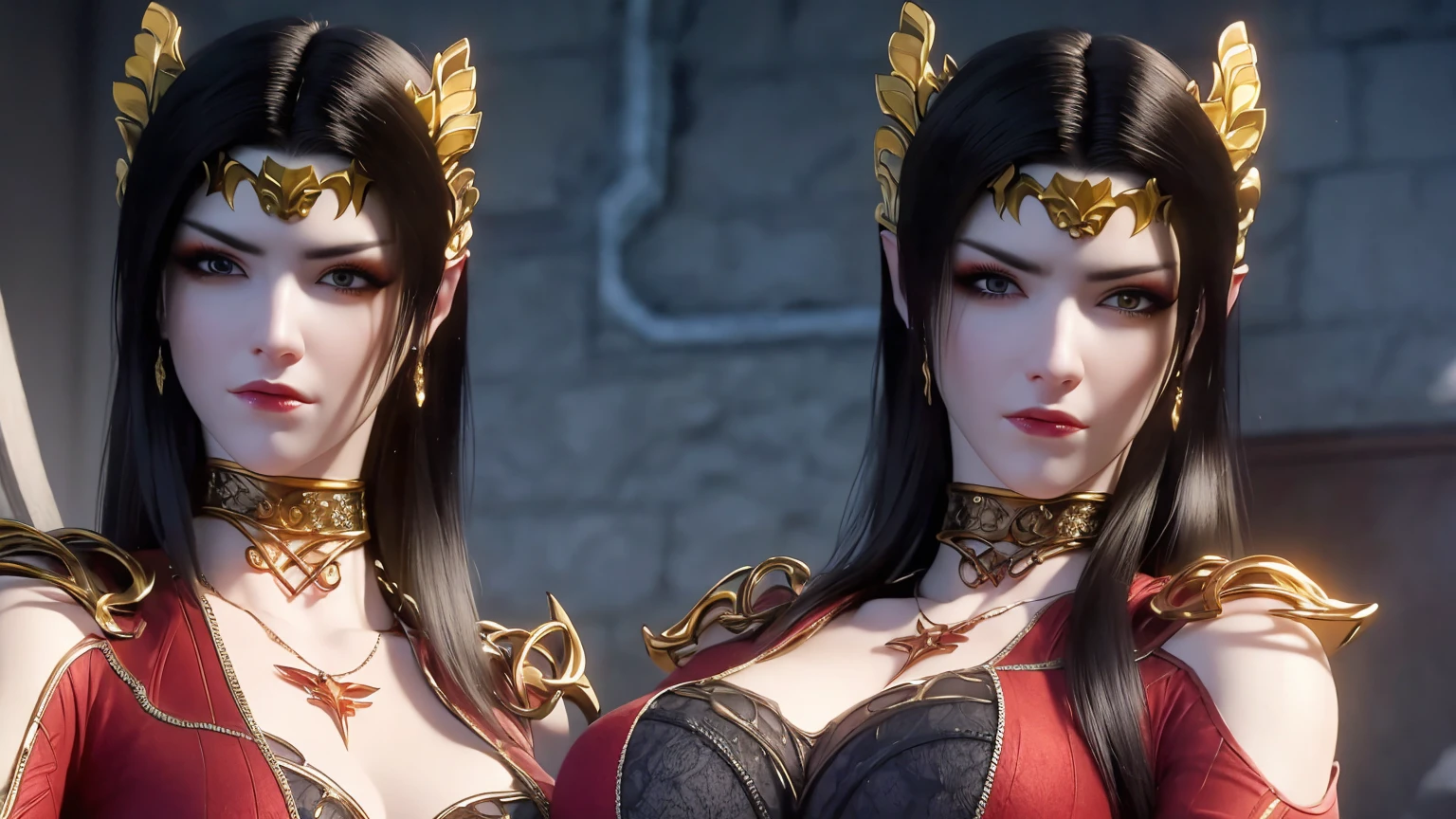 (lifelike, high - resolution:1.3), 1 girl with a perfect body, Super fine face and eyes,slong hair, big boob,Expose cleavage5)), lightning, hyper-realistic graphics, most realistic graphics, 1 girl, alone, solo, Extremely sharp, surreal image.