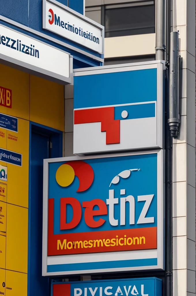 Advertising the Diazepam medication and be eye-catching with Spanish letters 