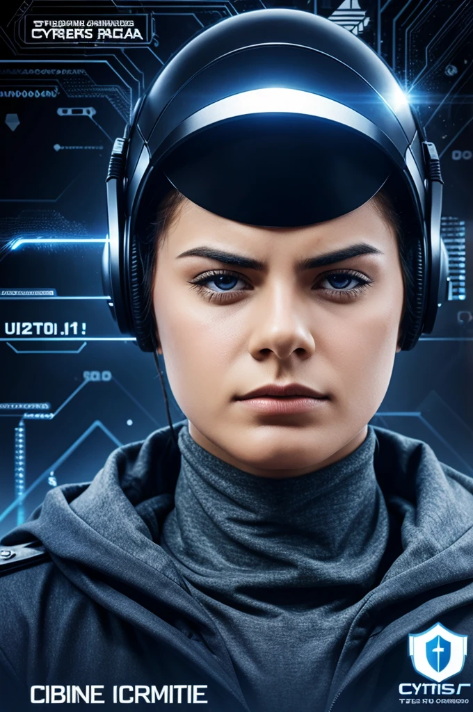 A poster on cyber crimes