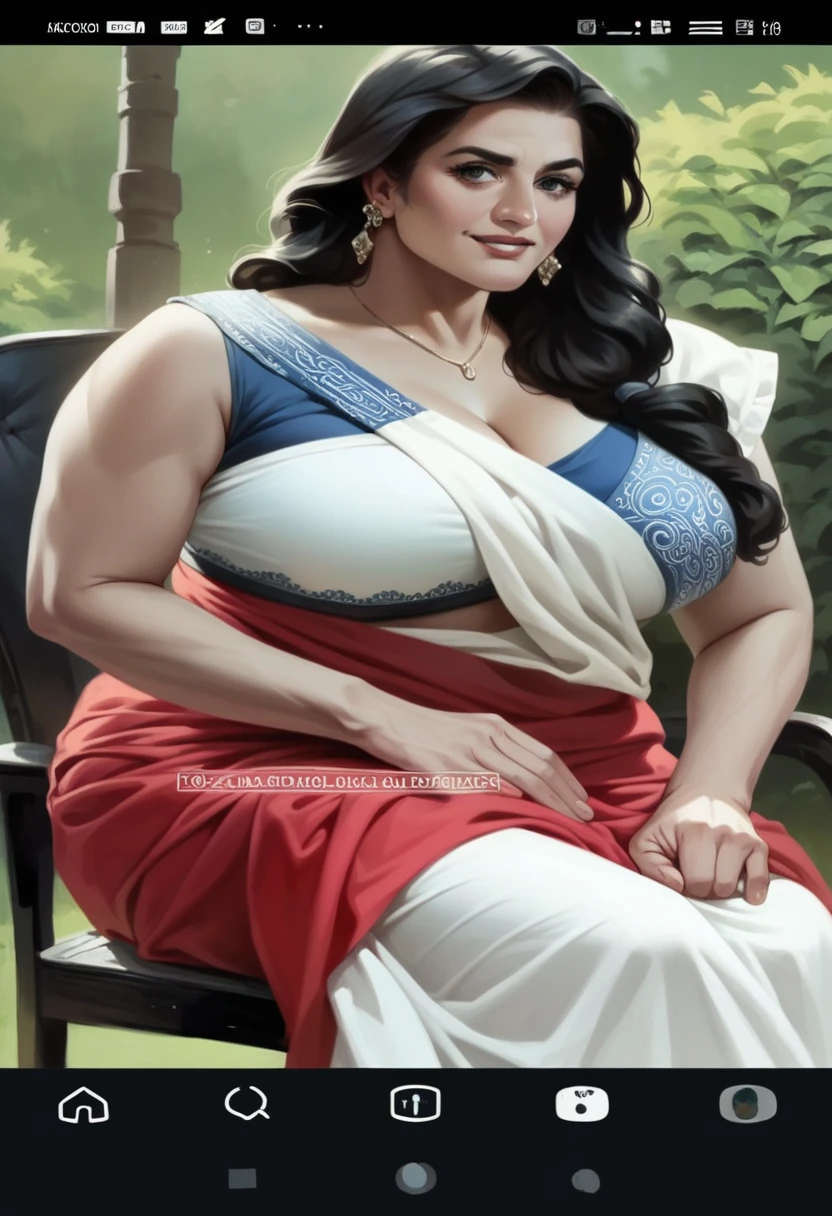 Indian aunty showing cleavage by bending down in sarre, oversized blouse, erotic, seducing, saree, blouse, sexy facial expressions , indian traditional outfits, valley, closeup photography, prime lens cinematic, professional