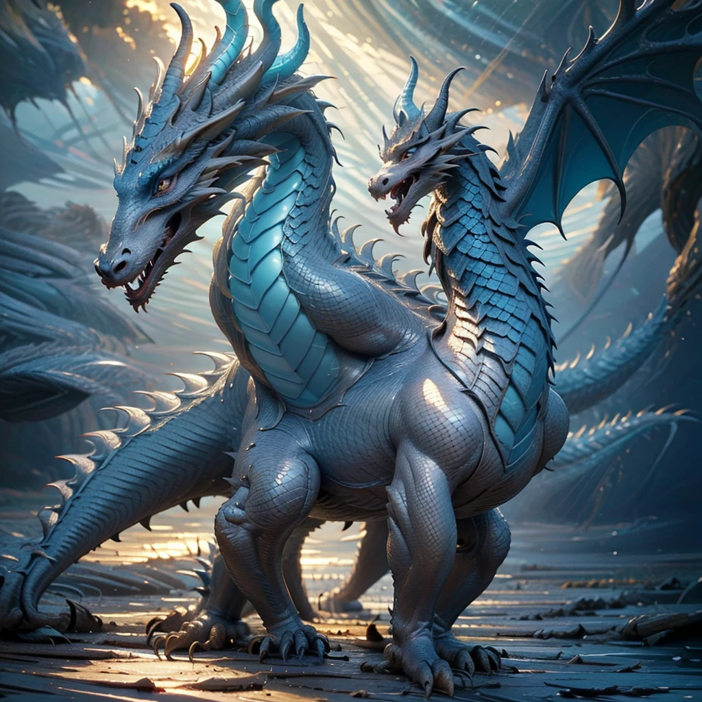 Work of art a 3D rendered illustration by the artist Cepriu. A seductive elegant elf dresses in fantasy, is riding a majestic dragon with hyper detailed white scales and subtle intricate details. They emerge from a sea of clouds with soft light and great detail of textures. This illustration exudes mysticism, immersing the viewer in a dreamlike and fascinating world..