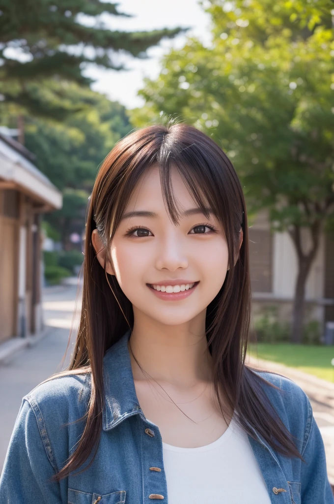 (8k, RAW photo, best quality, masterpiece:1.2), (realistic, photo-realistic:1.4), (extremely detailed 8k wallpaper), Japanese 20 age woman,A girl is on a date with an otaku uncle. She looks very happy and is smiling