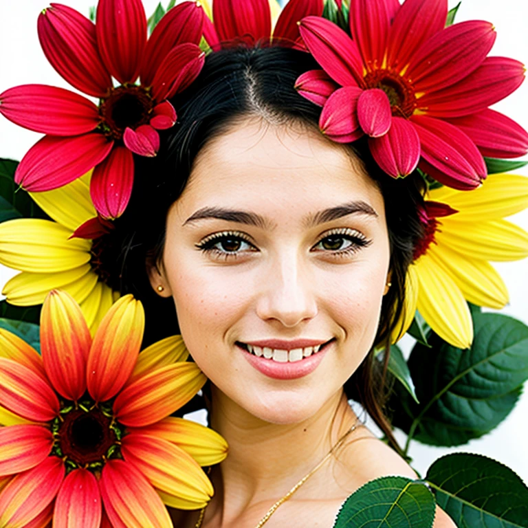 woman as a flower