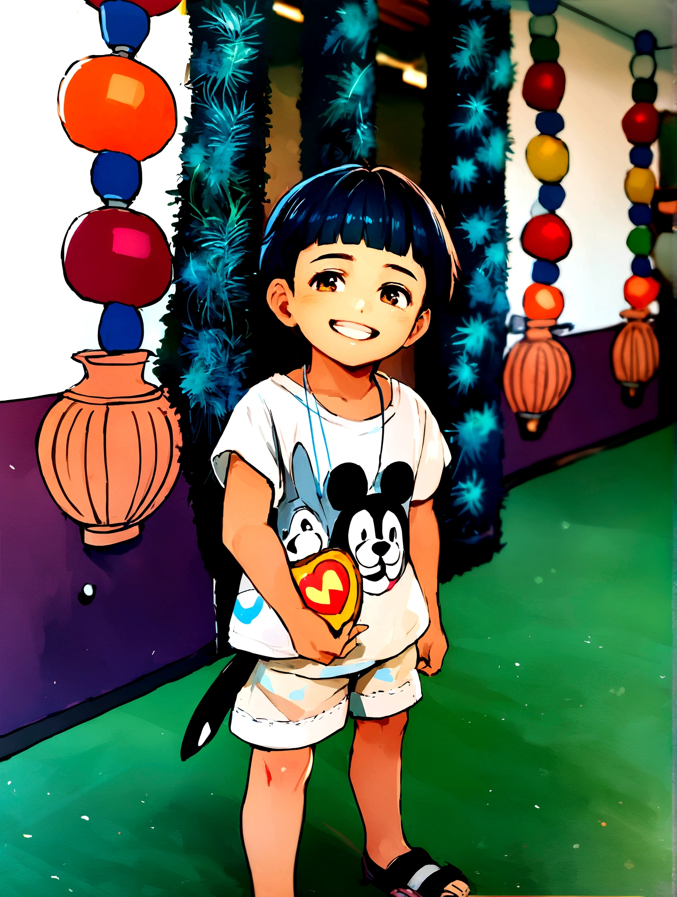 Boy smiling in maximum quality