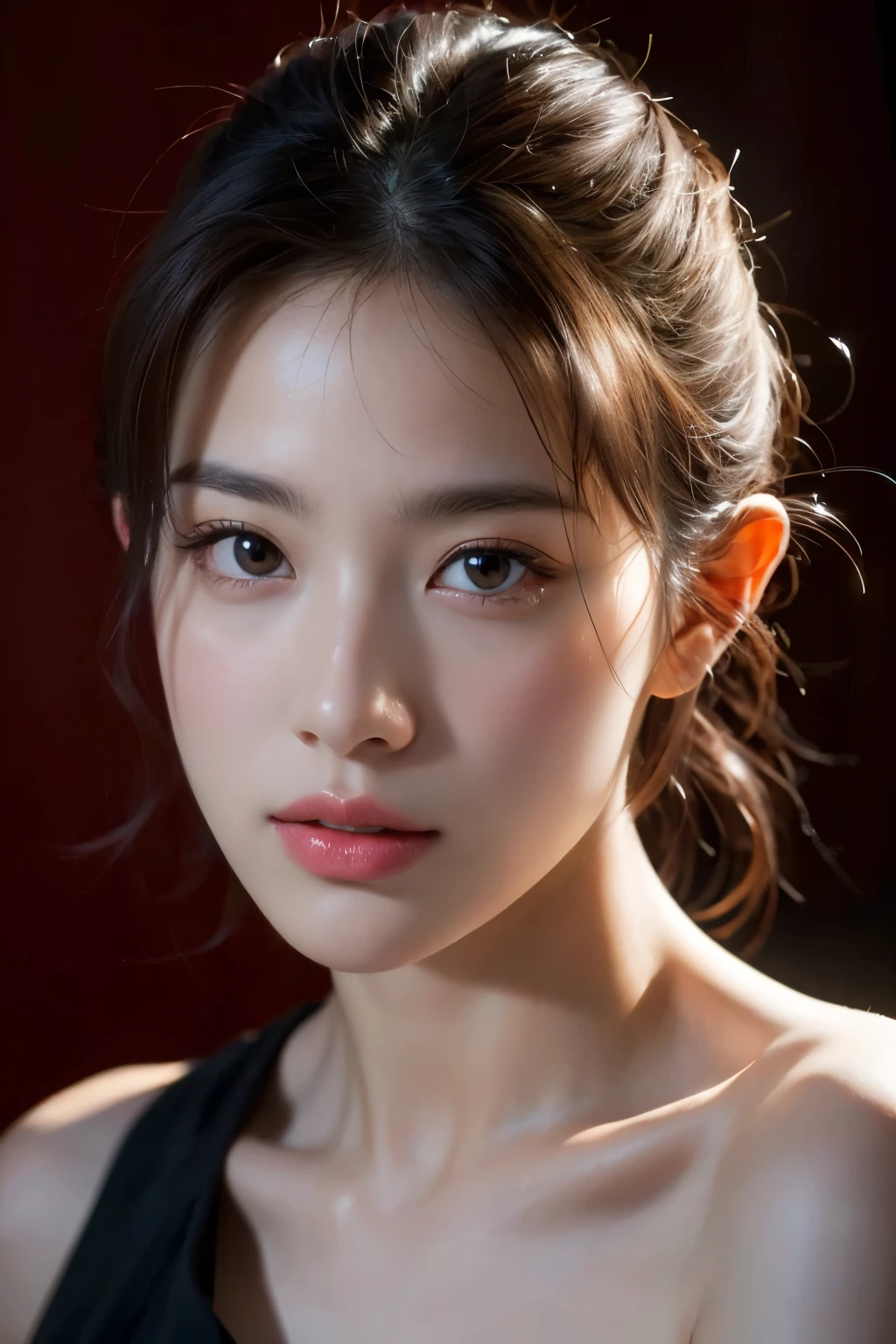 Best quality, masterpiece, ultra high res, (photorealistic:1.4), raw photo, portrait,