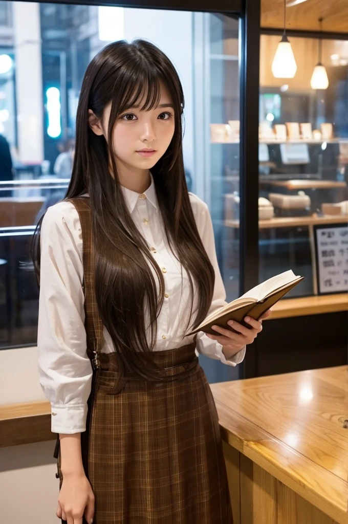 Here are some example prompts you can use to describe the type of girls Japanese people would like::
A girl with long hair and a neat appearance、Reading in a café
