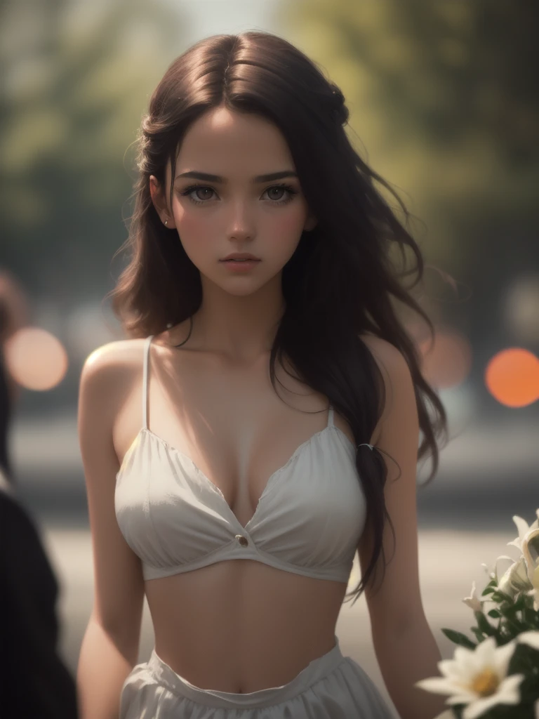 masterpiece,best quality, illustration,style of Philip Lorca diCorcia,
cinematic film still portrait of young girl aged 18yo, whole body, large breasts, flowers, 1girl, solo, long_hair, pretty face,
.shallow depth of field, vignette, highly detailed, high budget, bokeh, cinemascope, moody, epic, gorgeous, film grain, grainy