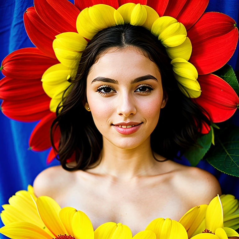 woman as a flower