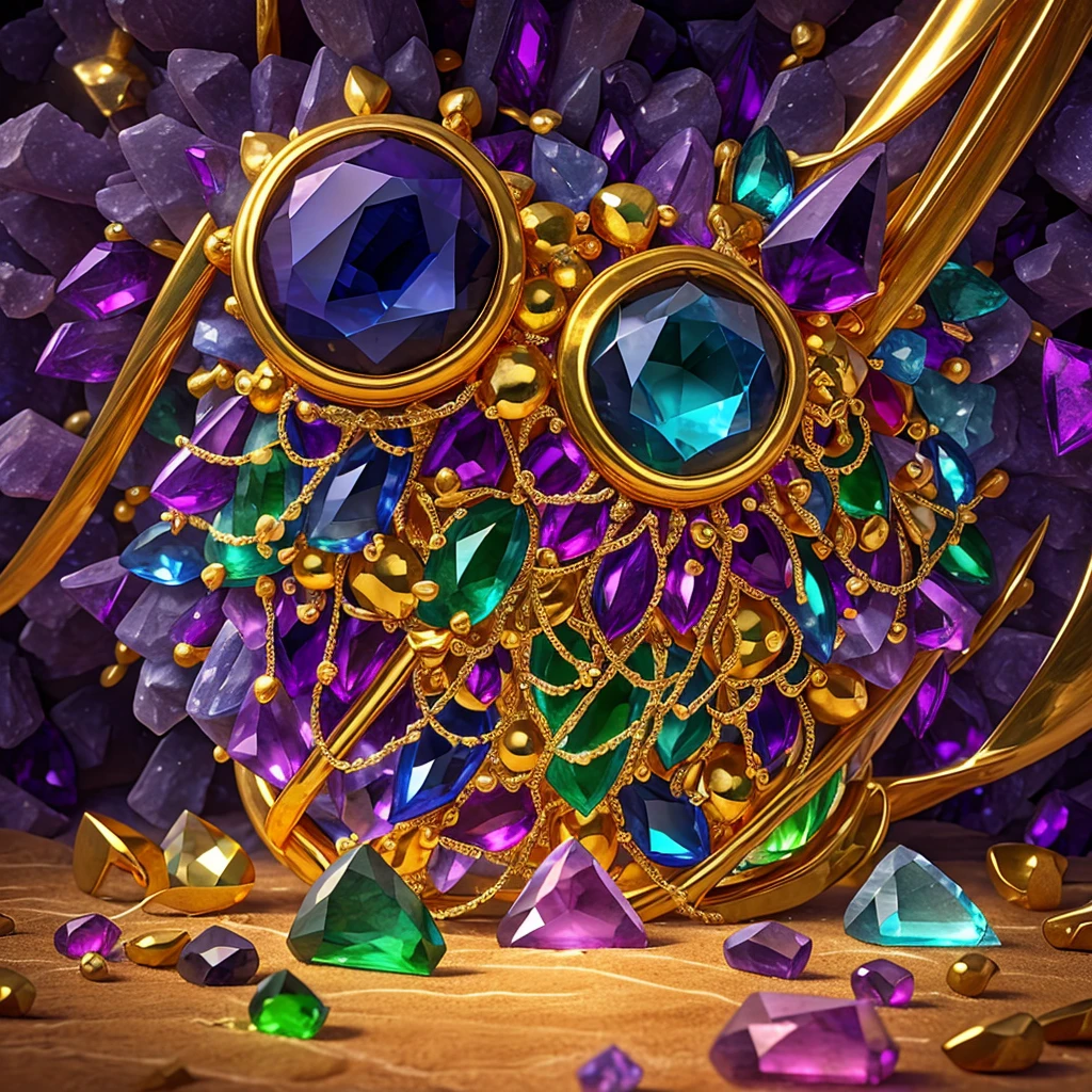 Sapphire, Gold, Ruby, Amethyst, Emerald, crystals, energy