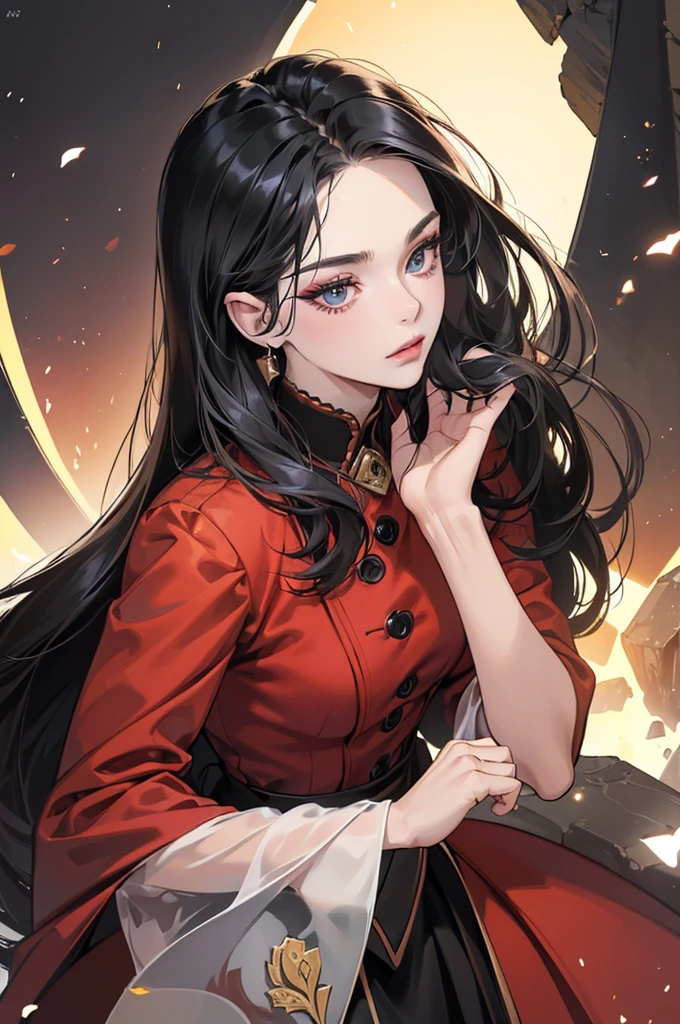 (masutepiece, digital art, Digital Illustration, 4K, 8K, Ultra-detailed, beautiful image, Sharp Image, Photorealistic, Raw photo, Perfect face, Perfect lines, Perfect eyes, Soft lighting) ,1 woman, (Long Black Hair,straight haired,Bullish gaze,Beautie,ellegance,Solid makeup,23 y-o woman,small tits:1.3),Two handsome embers in suits, (ember,well-muscled,Firm shoulder width, ember saw,Boyish hairstyle,English gentlemanly style,30&#39;s ember with a cool expression,28 year old ember with a bright smile:1.2),Show white teeth and smile(embarrassed from,Shy smile:1.1),shores,Beach,Beach Wedding、innocent smiles,Laugh、couple kissing、kiss、the kiss、Romance、Mermaid Line Wedding Dresses、Wedding、Bouquet of roses、Wedding