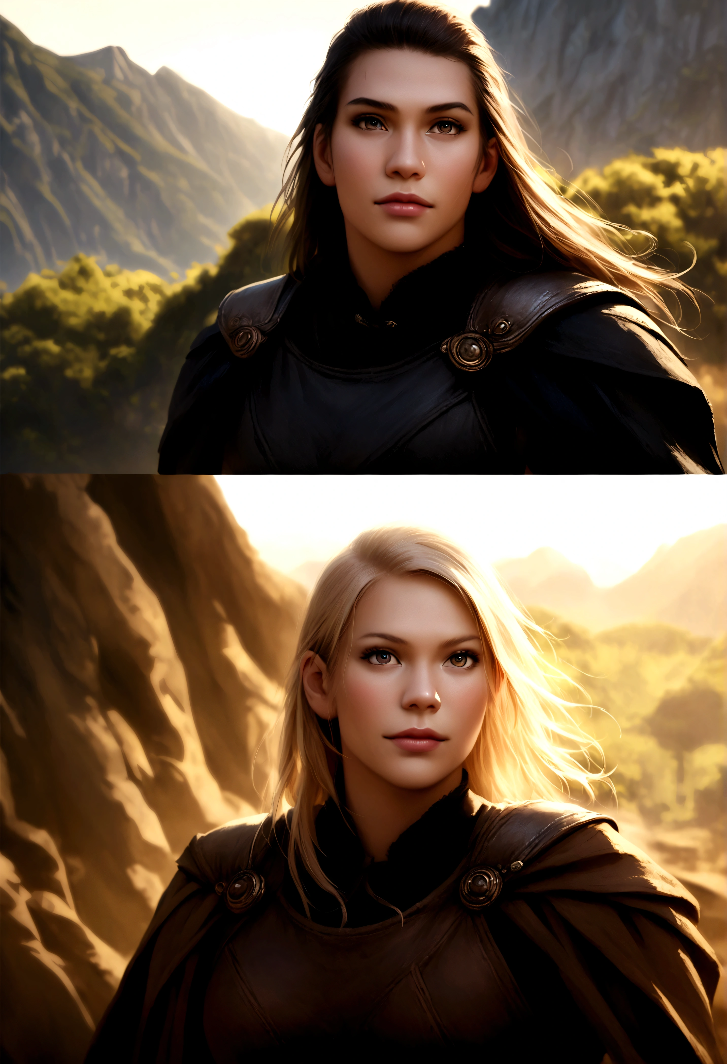 Adventure time realistic and dark fantasy version 