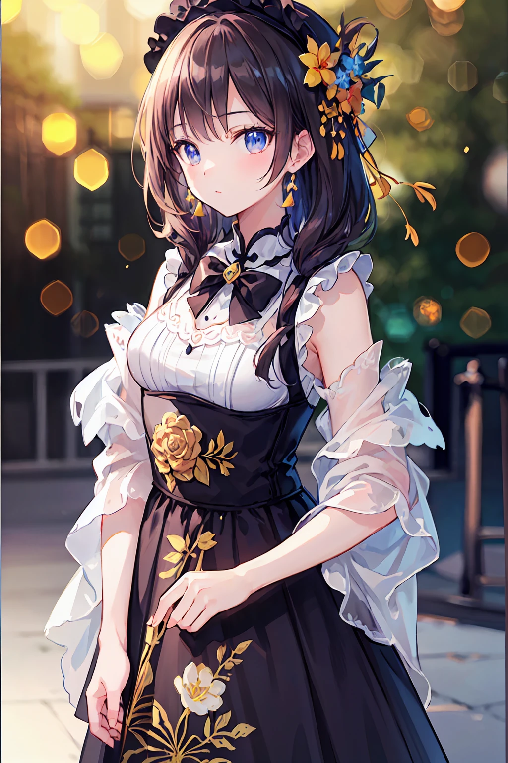 Bright colors, Beautiful Style, High quality illustrations,  Elegant painting, Detailed illustrations of clothing and facial features.((Highest quality)), (Very detailed), (High-definition CG synthesis 8K wallpaper), 高いly detailed, 高い-definition raw color photos, Professional photography, (((Bokeh))), Written boundary depth,